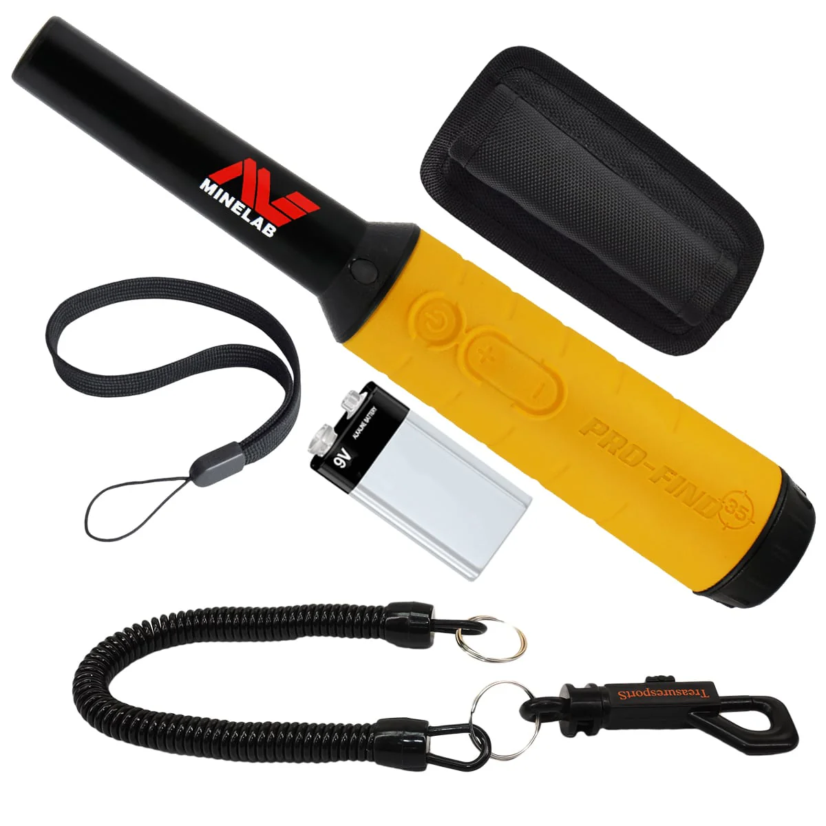 Minelab Pro-Find 35 Pinpointer Bundle with Black Lanyard – PKSD