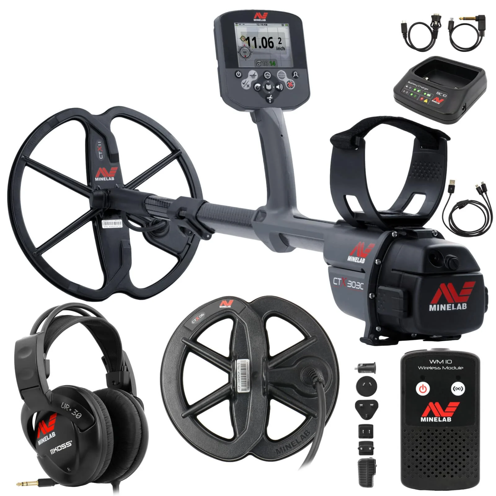 Minelab CTX 3030 Metal Detector with CTX 6' Waterproof DD Coil - Image 3