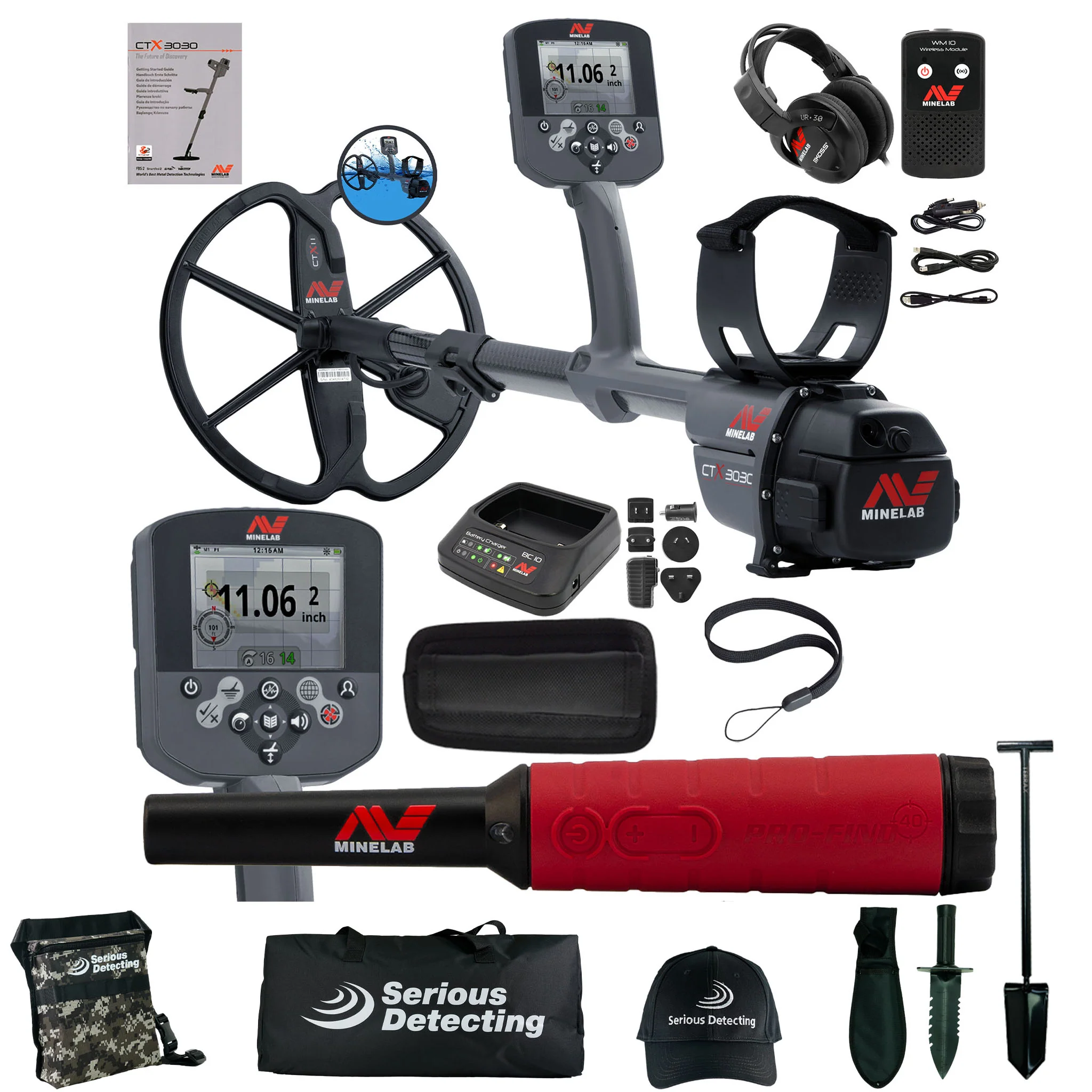Minelab CTX 3030 Metal Detector with Pro-Find 40 - Image 1