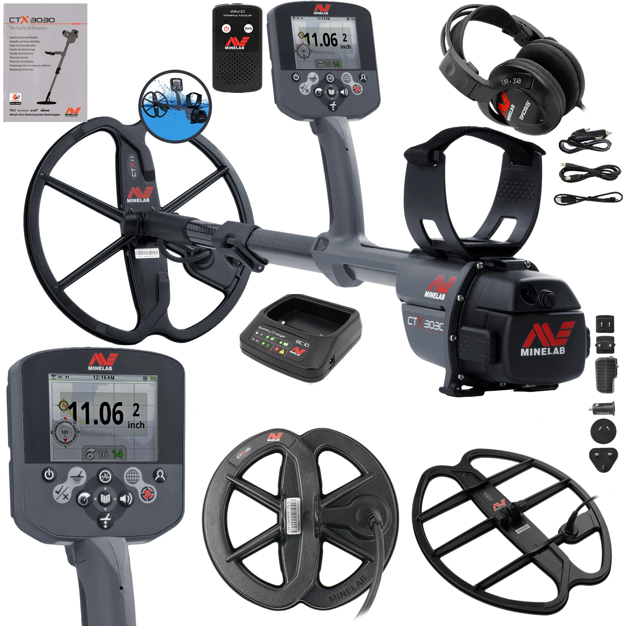 Minelab CTX 3030 Waterproof Metal Detector + 3 Coils - Image 2