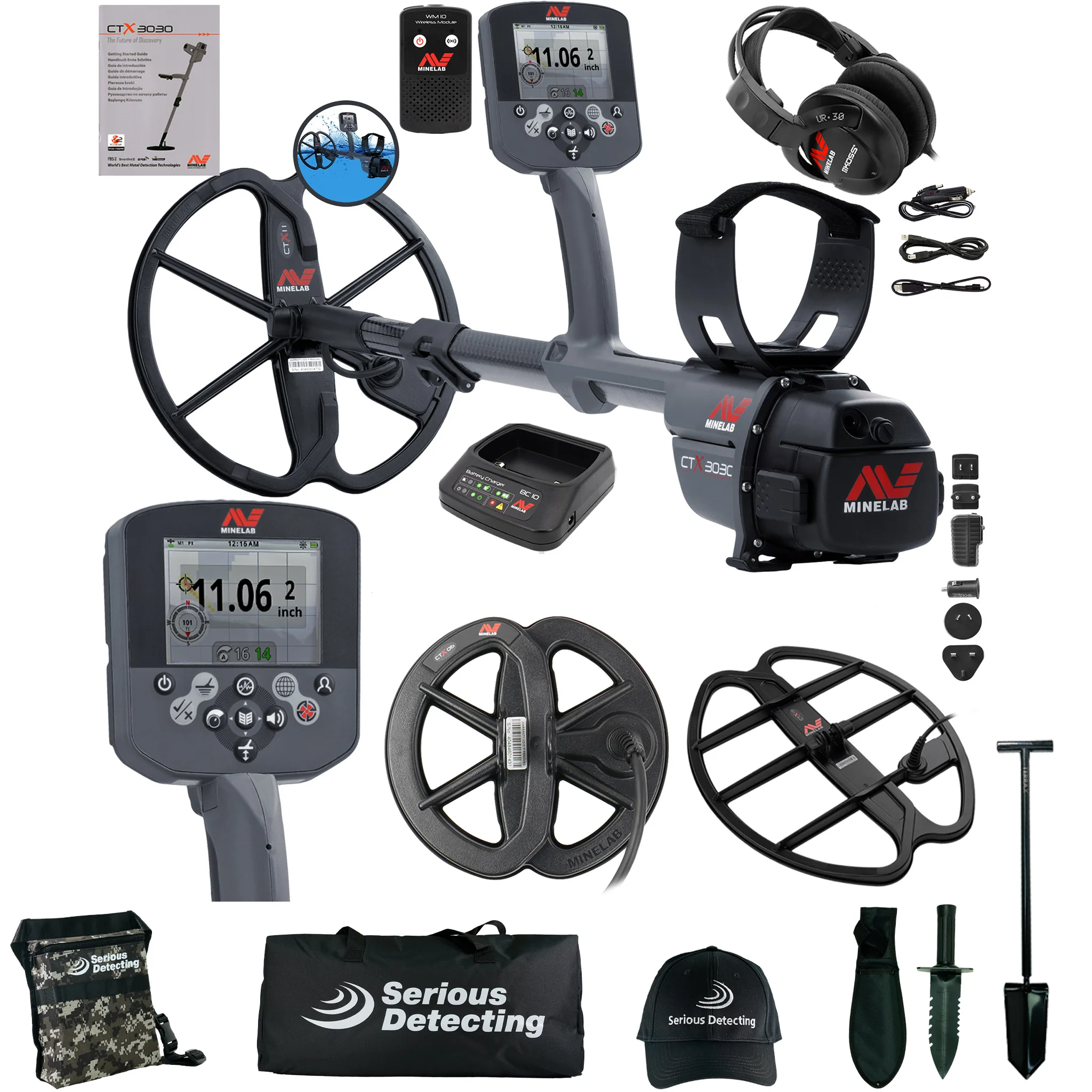 Minelab CTX 3030 Waterproof Metal Detector + 3 Coils - Image 1