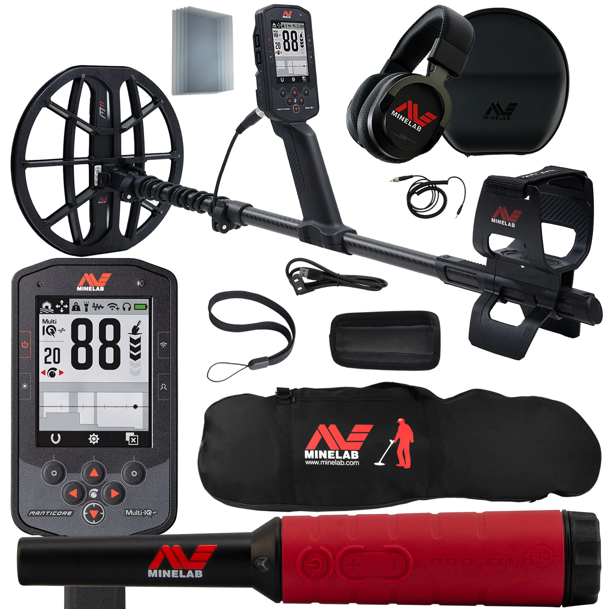 Minelab Manticore High Power Bundle with Pro-Find 40 and Carry Bag - Image 2