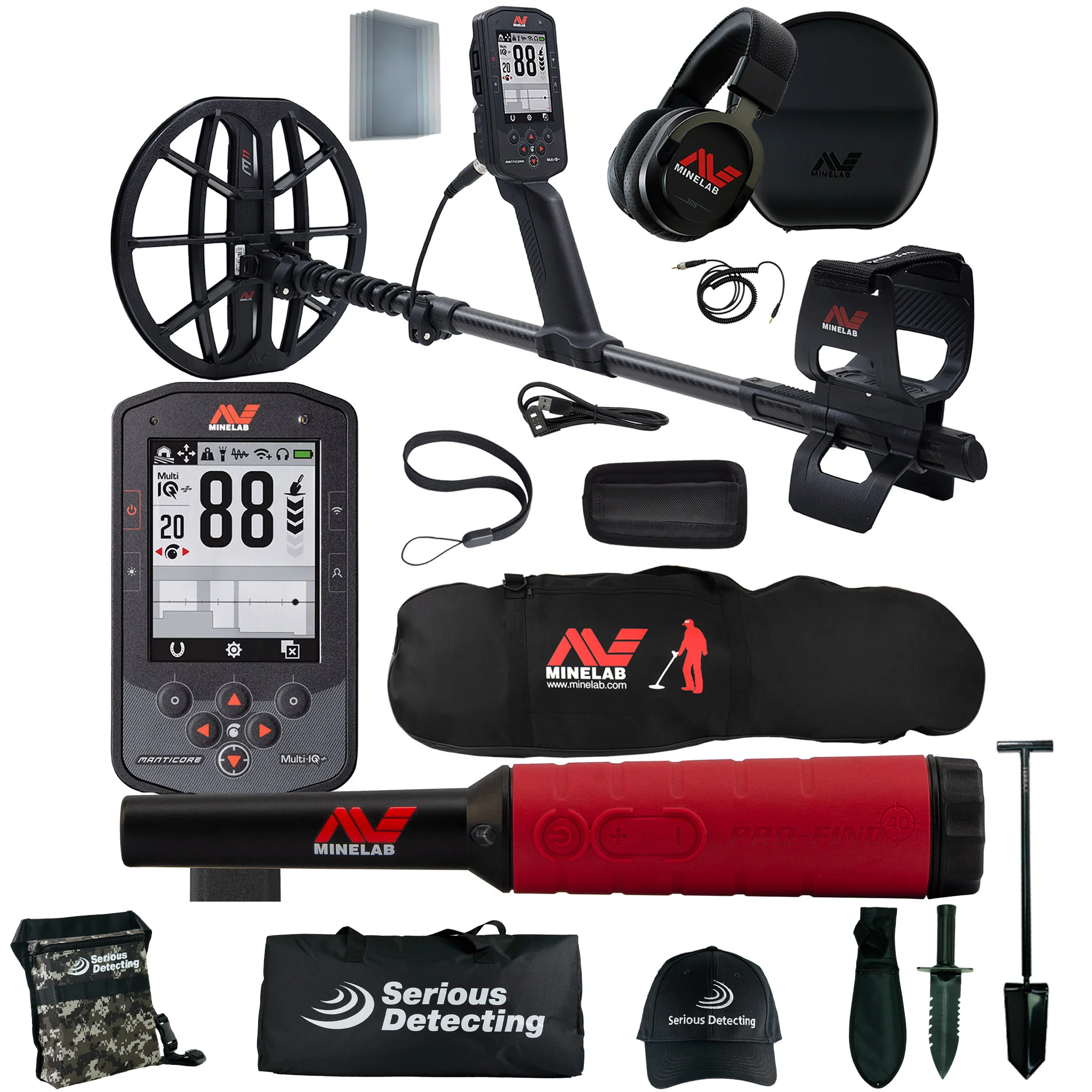 Minelab Manticore High Power Bundle with Pro-Find 40 and Carry Bag - Image 1
