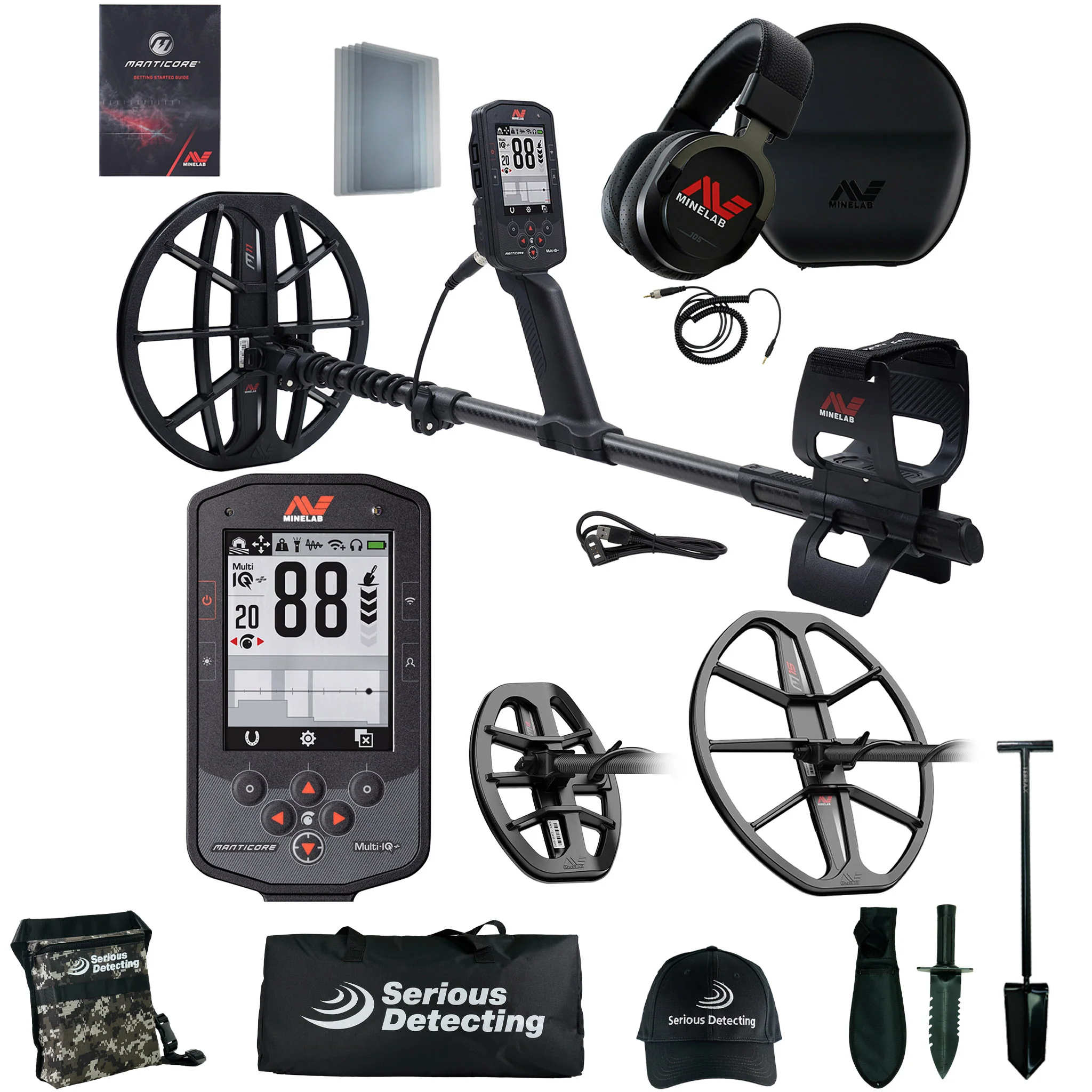 MINELAB Manticore High Power Metal Detector with M8 & M15 Coils - Image 1