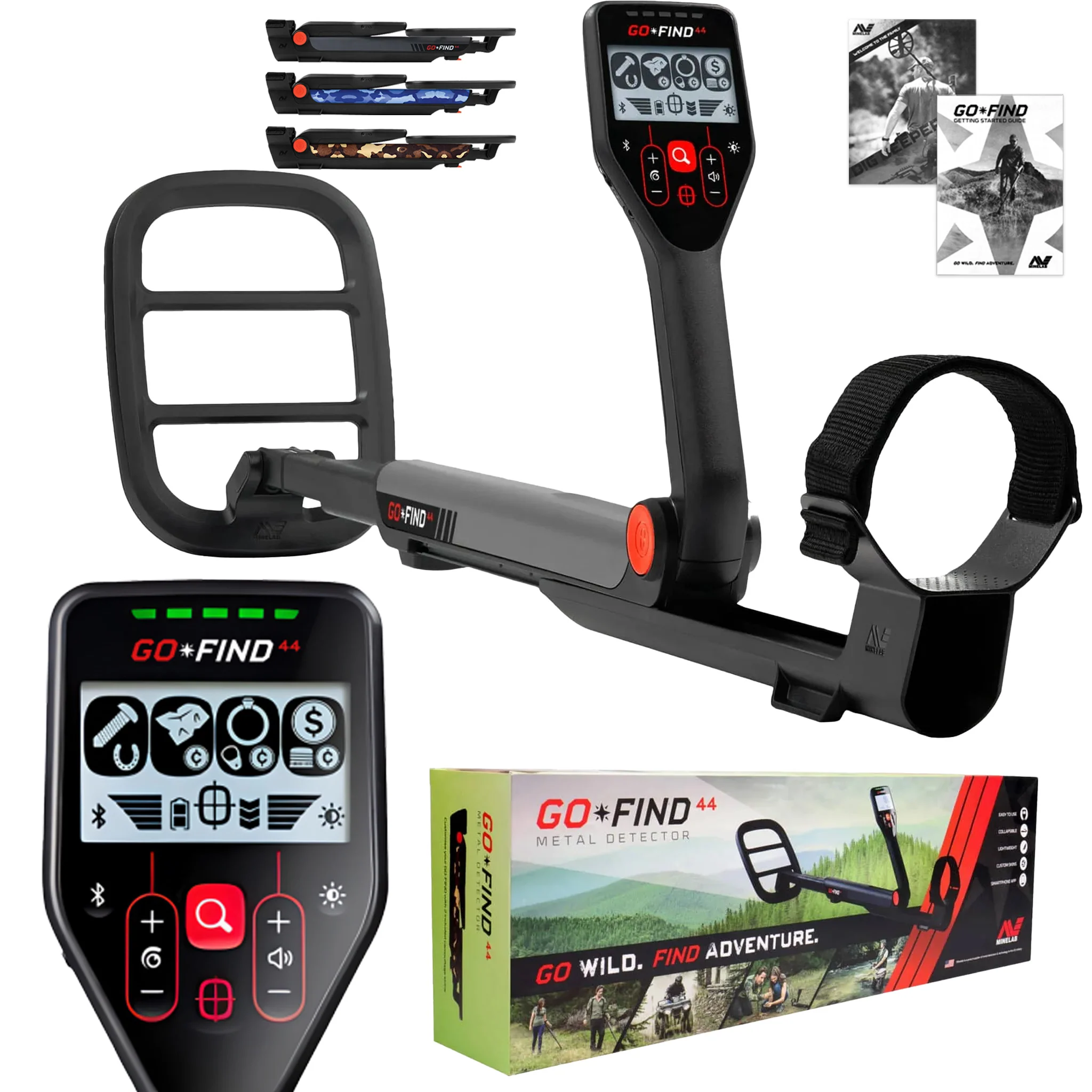 Minelab GO-FIND 44 Metal Detector (Open Box) - Image 1