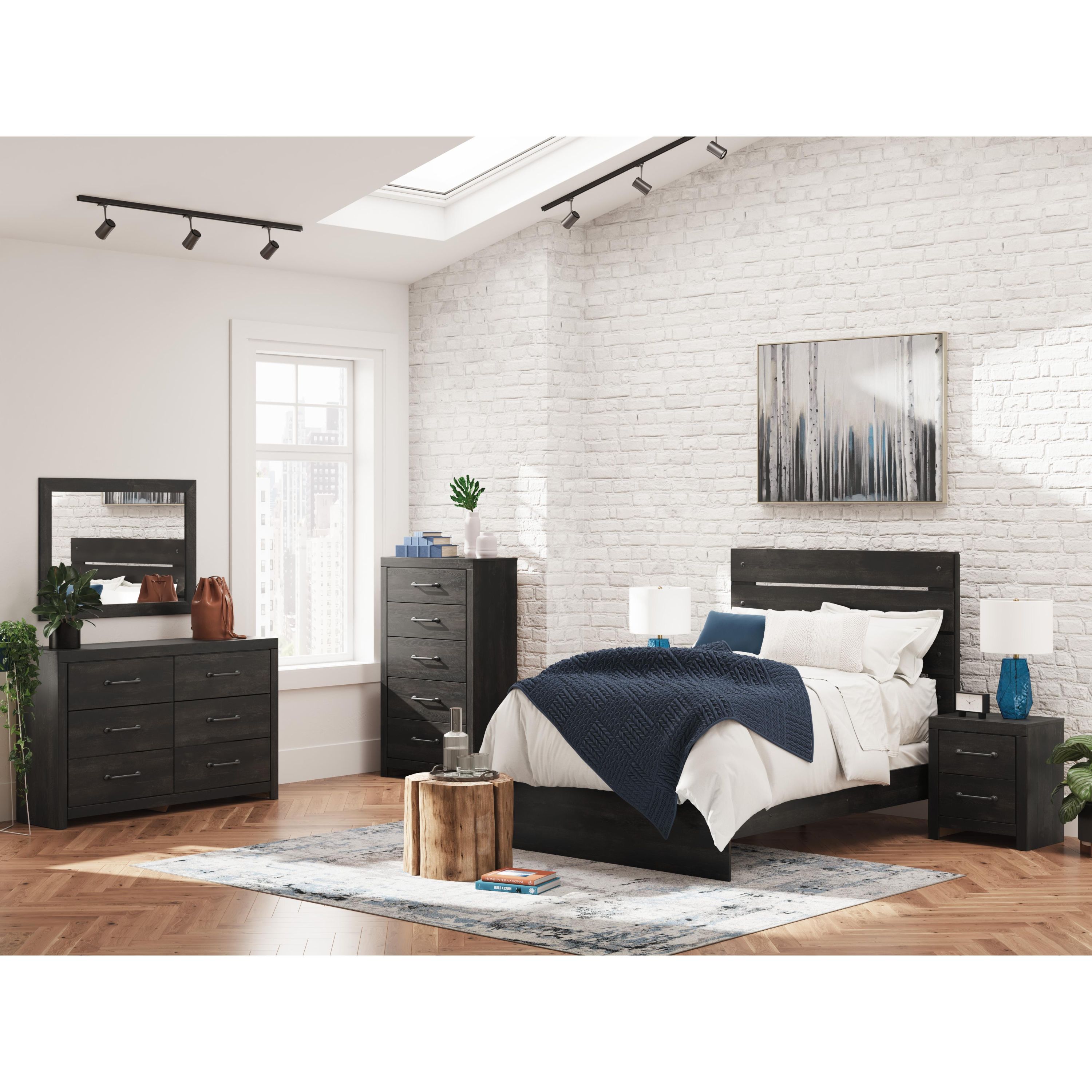 Signature Design by Ashley Hollivern B2108 8 pc King Panel Bedroom Set - Image 1