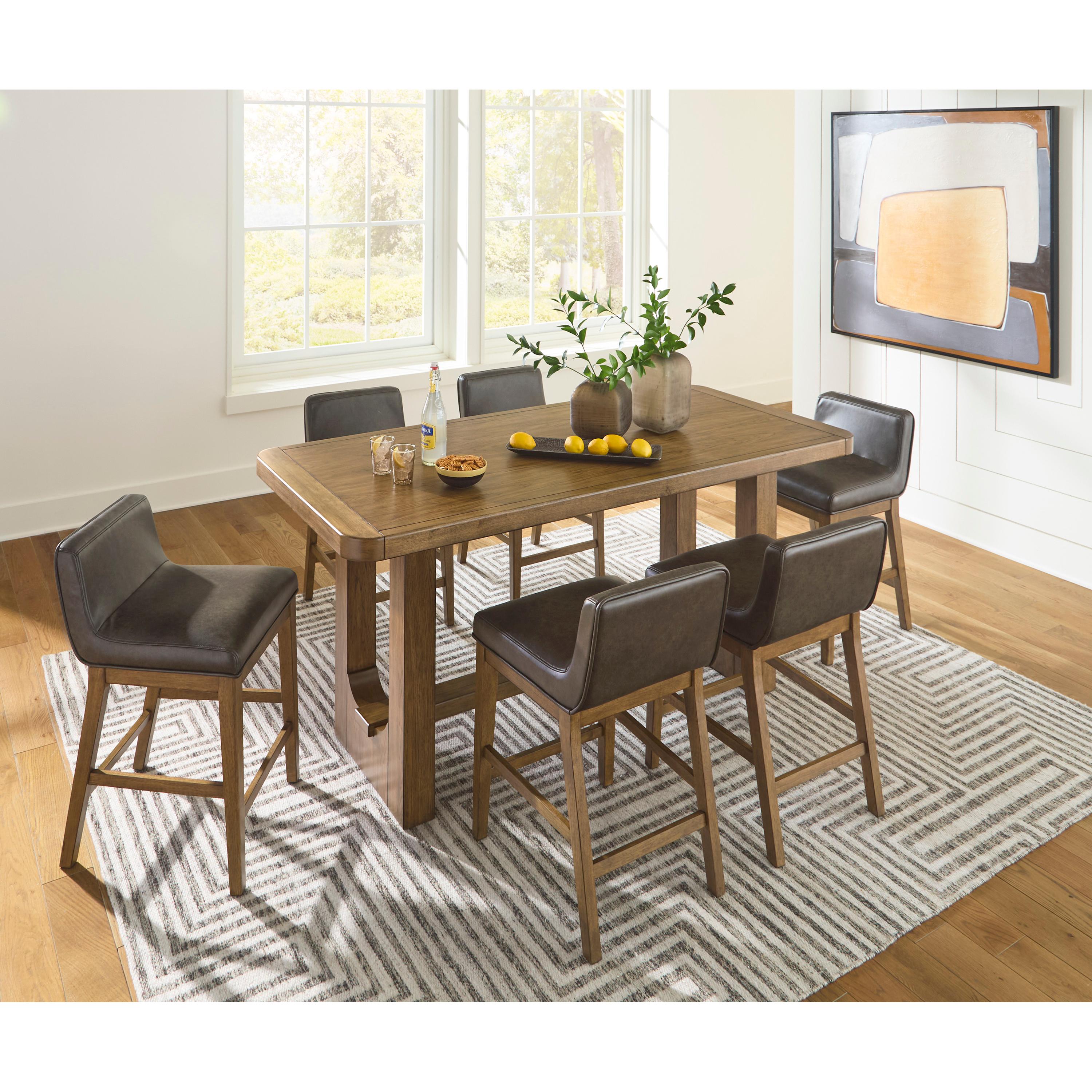 Signature Design by Ashley Cabalynn D974 7 pc Counter Height Dining Set - Image 1