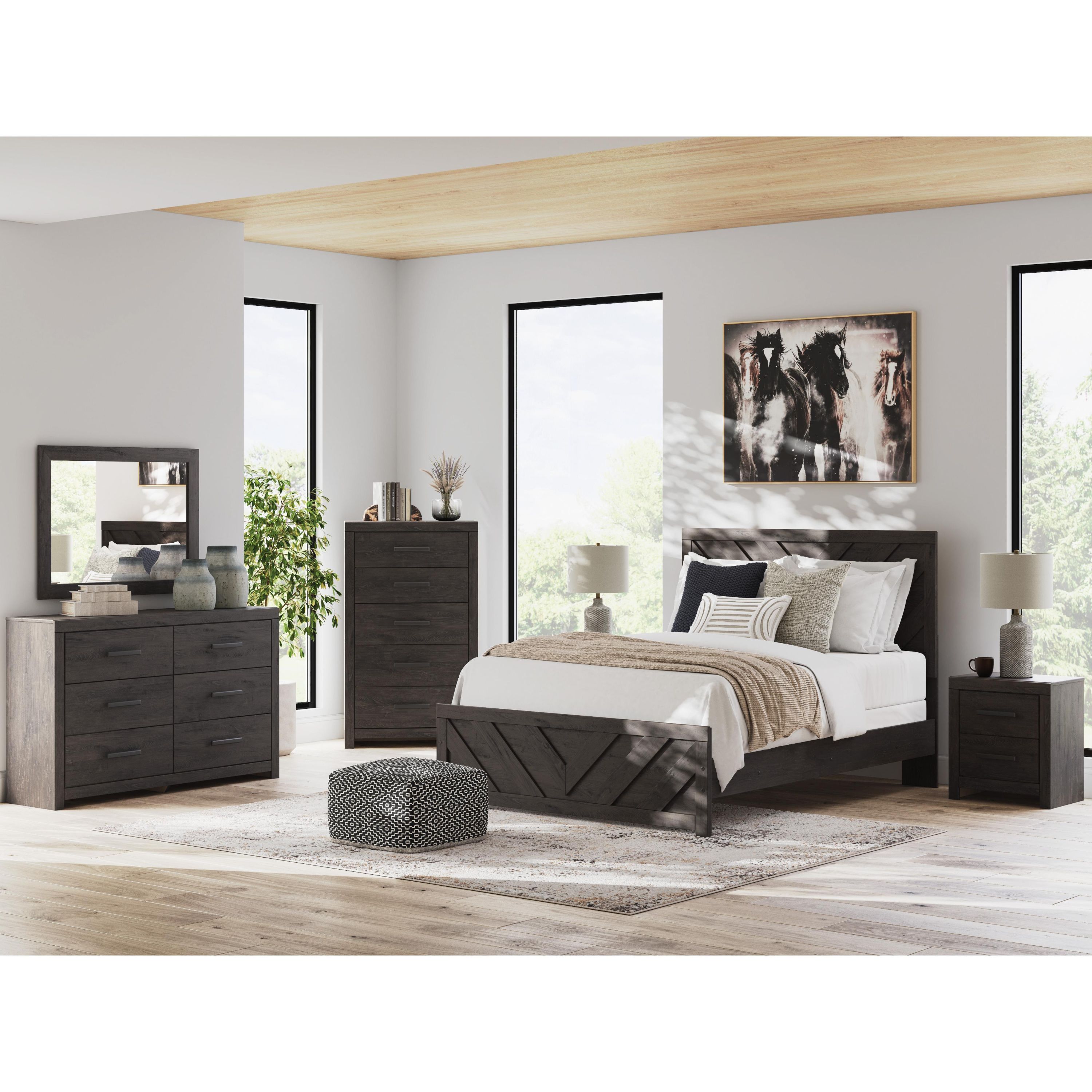 Signature Design by Ashley Prendonea B3789B10 6 pc Queen Panel Bedroom Set - Image 1
