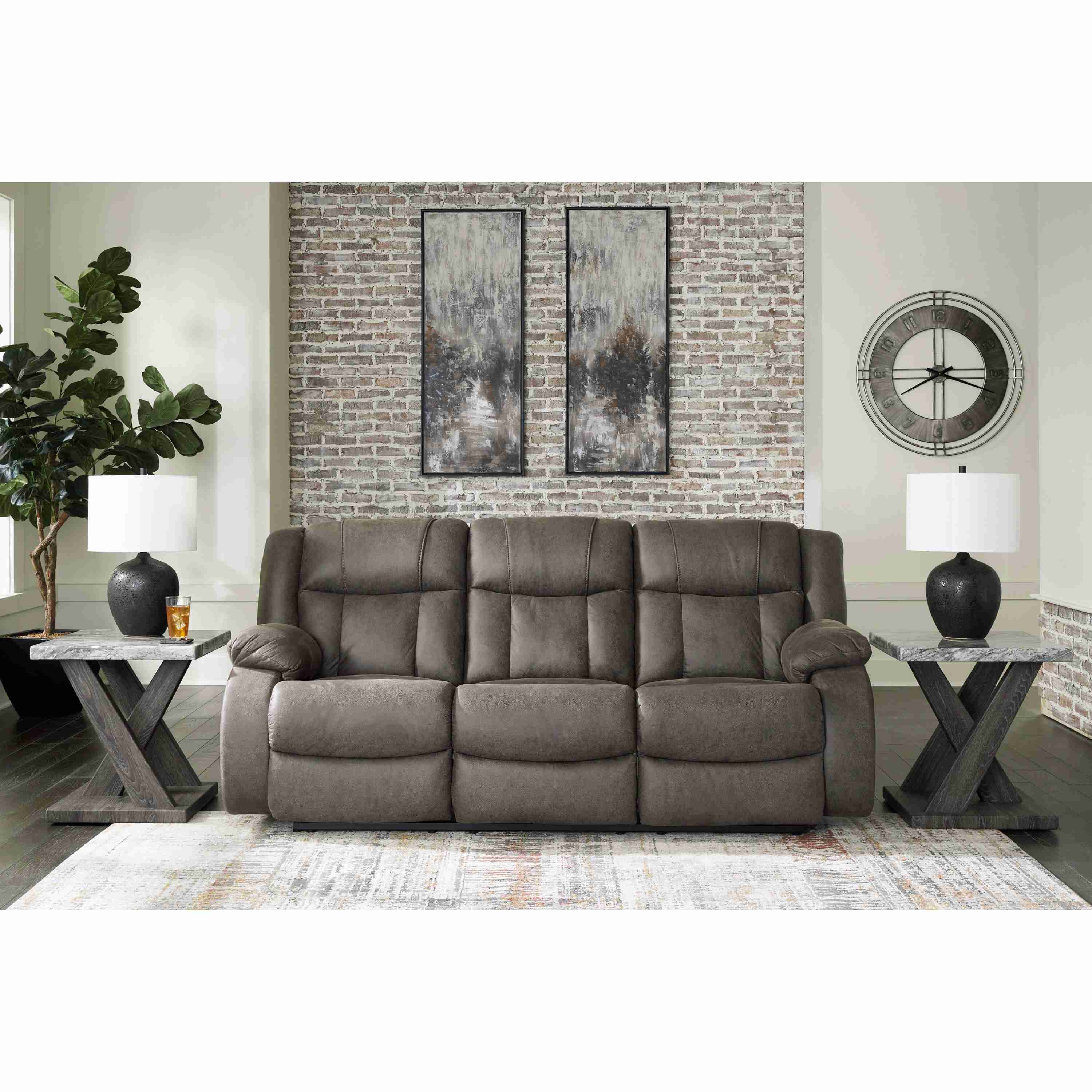 Signature Design by Ashley First Base 68804U1 2 pc Reclining Living Room Set - Image 3