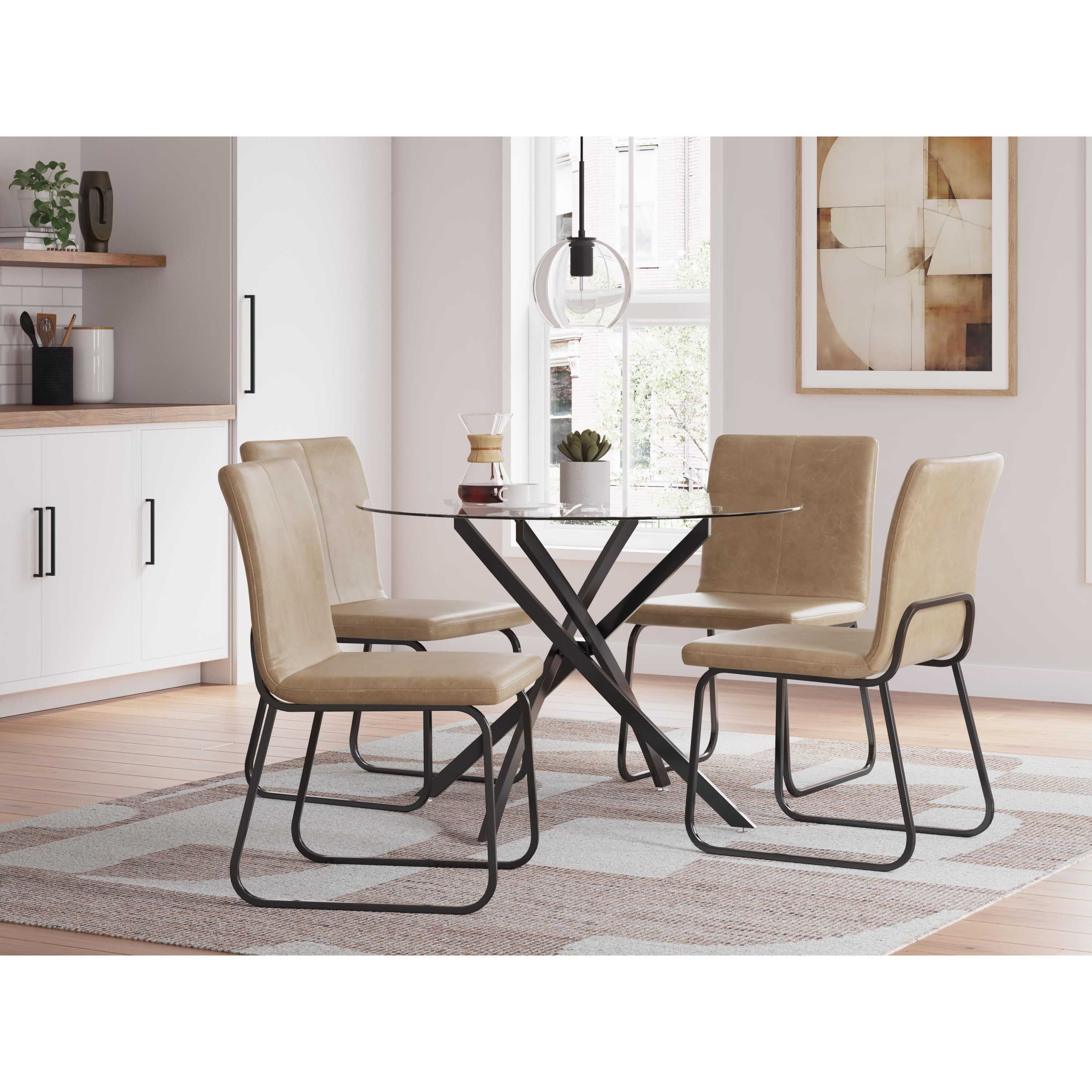 Signature Design by Ashley Pharwynn D446D2 5 pc Dining Set - Image 1