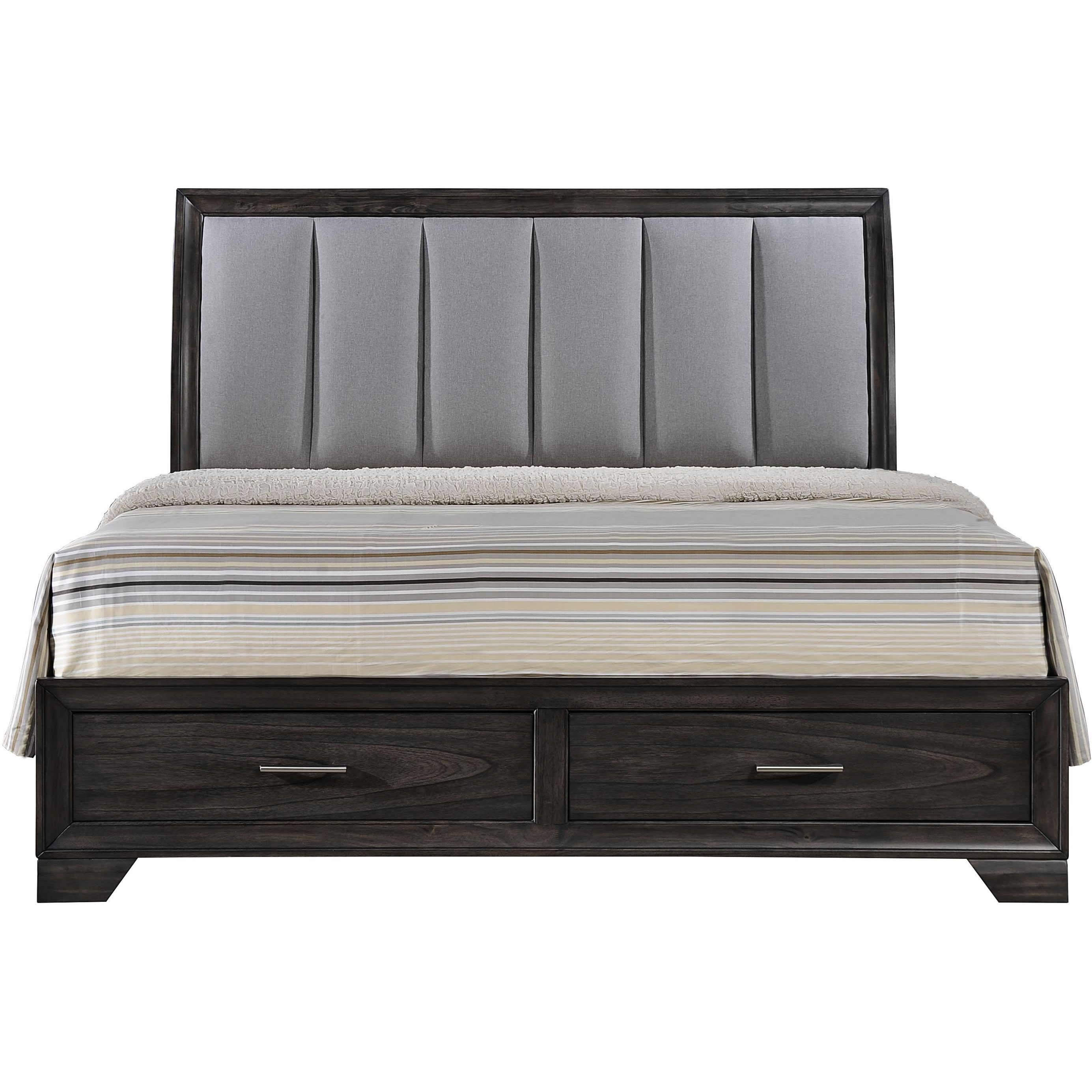 Crown Mark Jaymes B6580 7 pc Queen Sleigh Storage Bedroom Set - Image 2