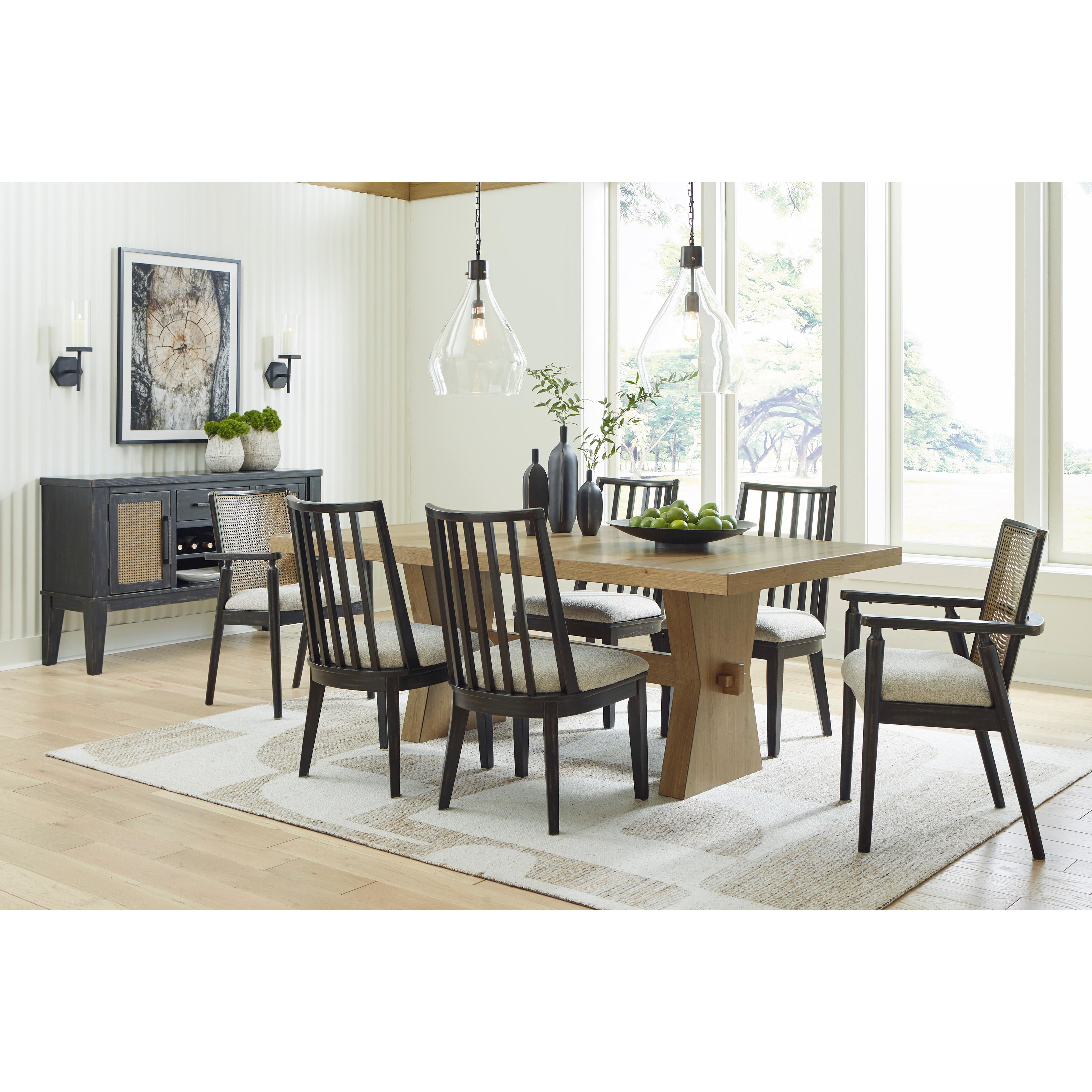 Signature Design by Ashley Galliden D841 7 pc Dining Set - Image 1