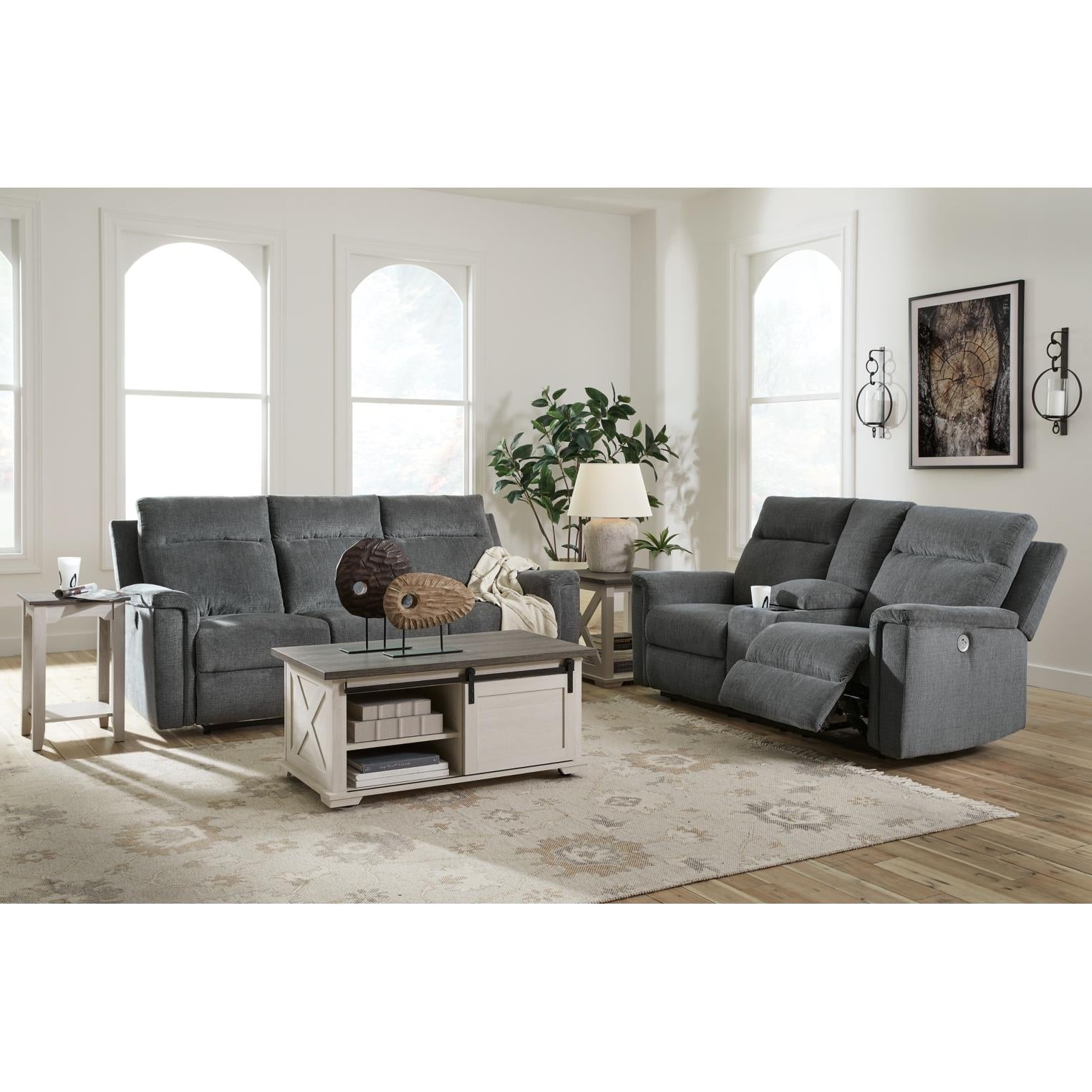 Signature Design by Ashley Barnsana 33202U1 2 pc Power Reclining Living Room Set - Image 3