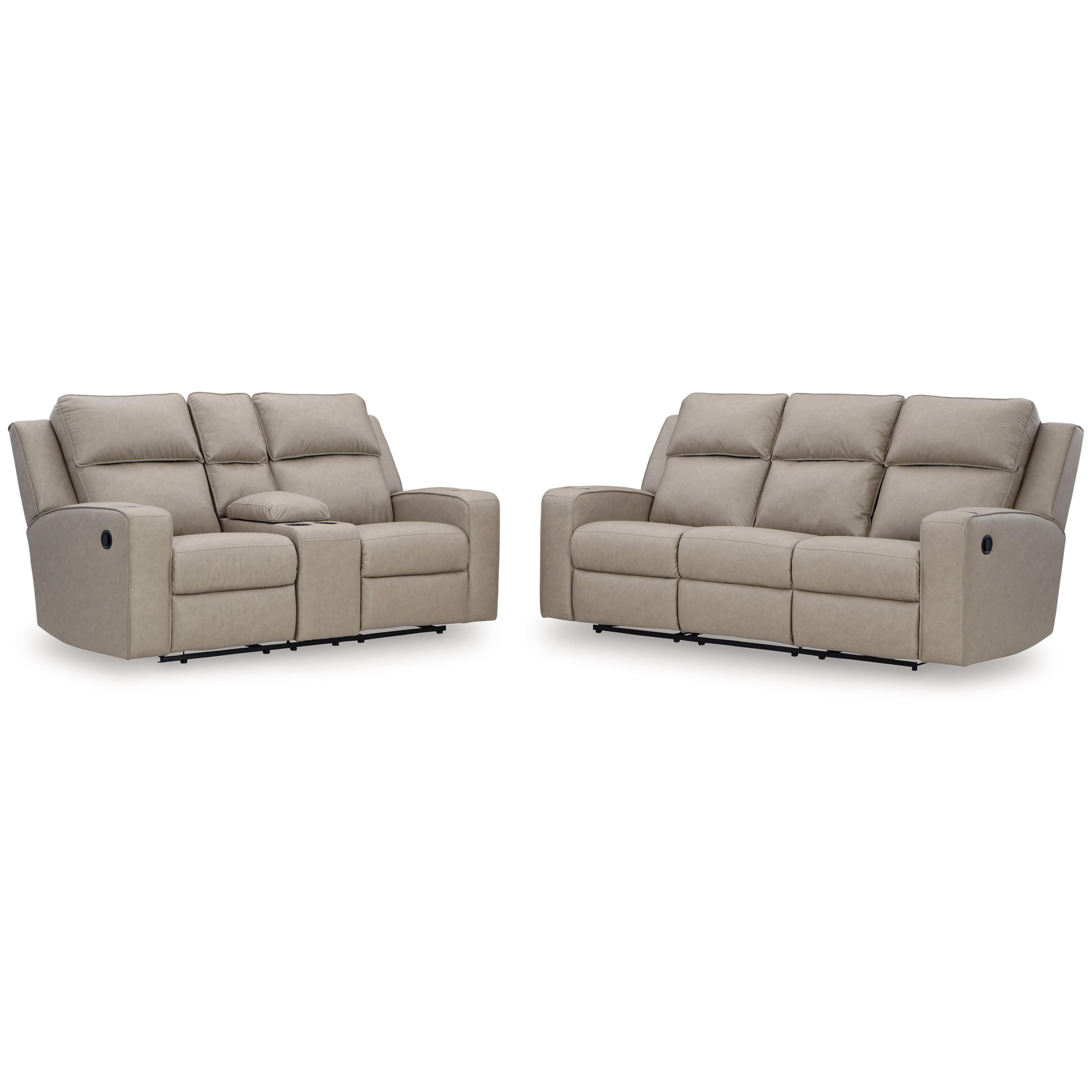 Signature Design by Ashley Lavenhome 63307U1 2 pc Reclining Living Room Set - Image 2