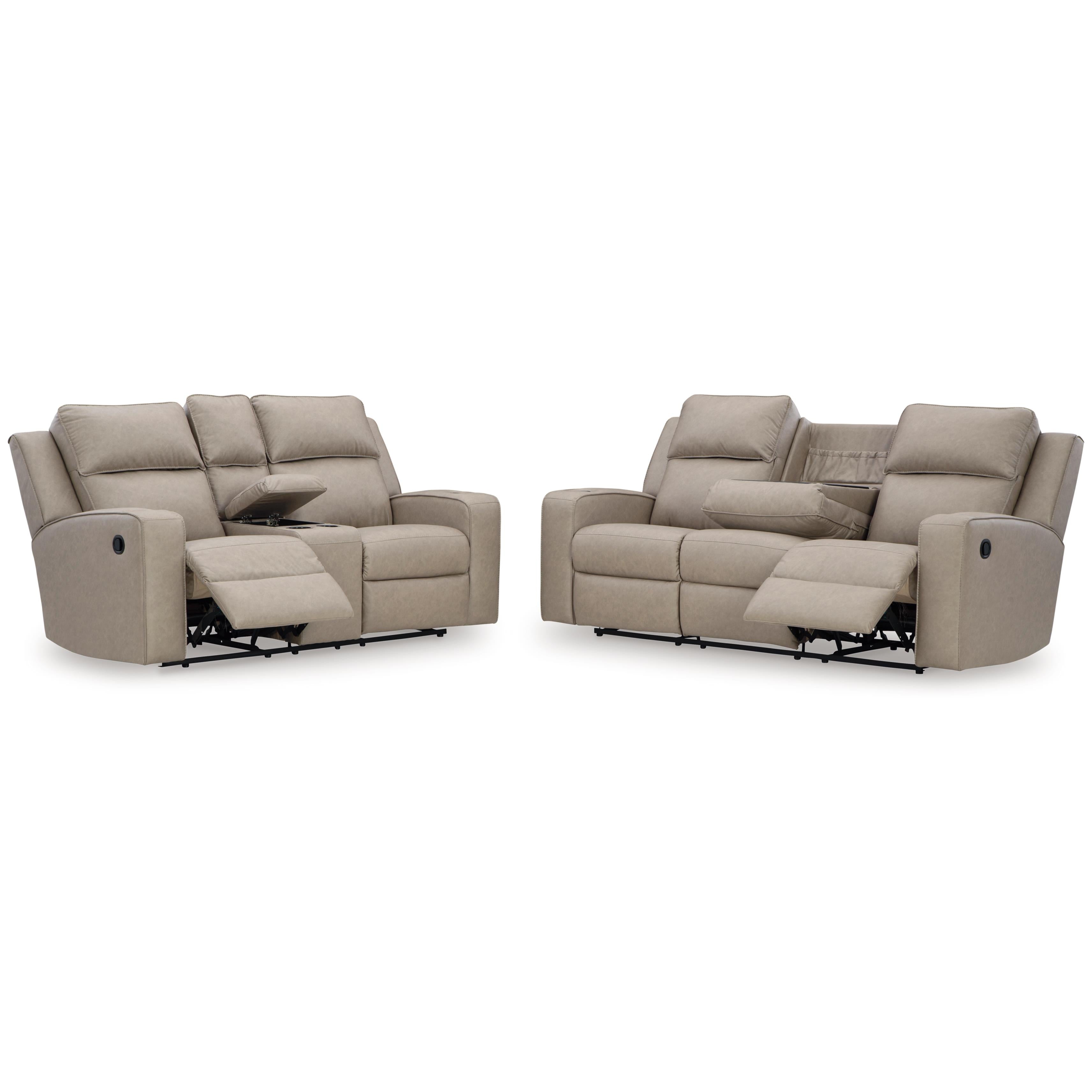 Signature Design by Ashley Lavenhome 63307U1 2 pc Reclining Living Room Set - Image 3