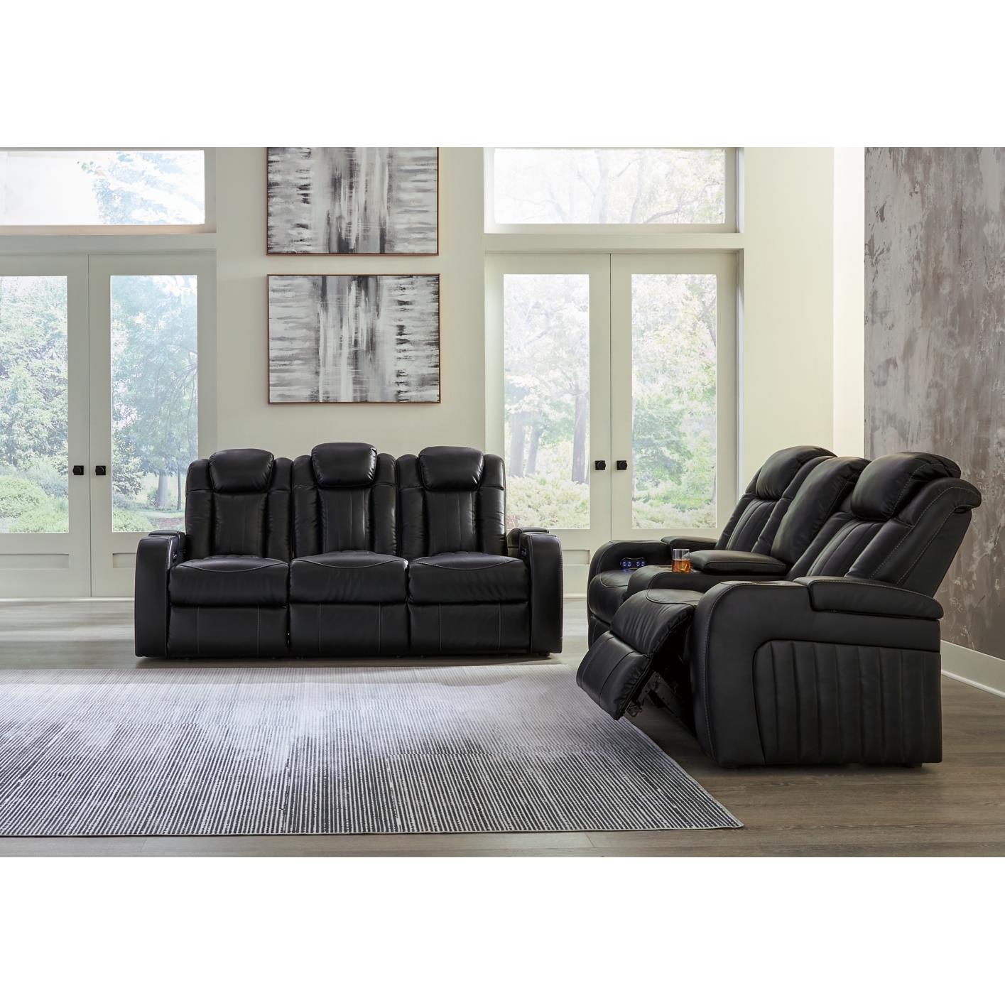 Signature Design by Ashley Caveman 90703U1 2 pc Power Reclining Living Room Set