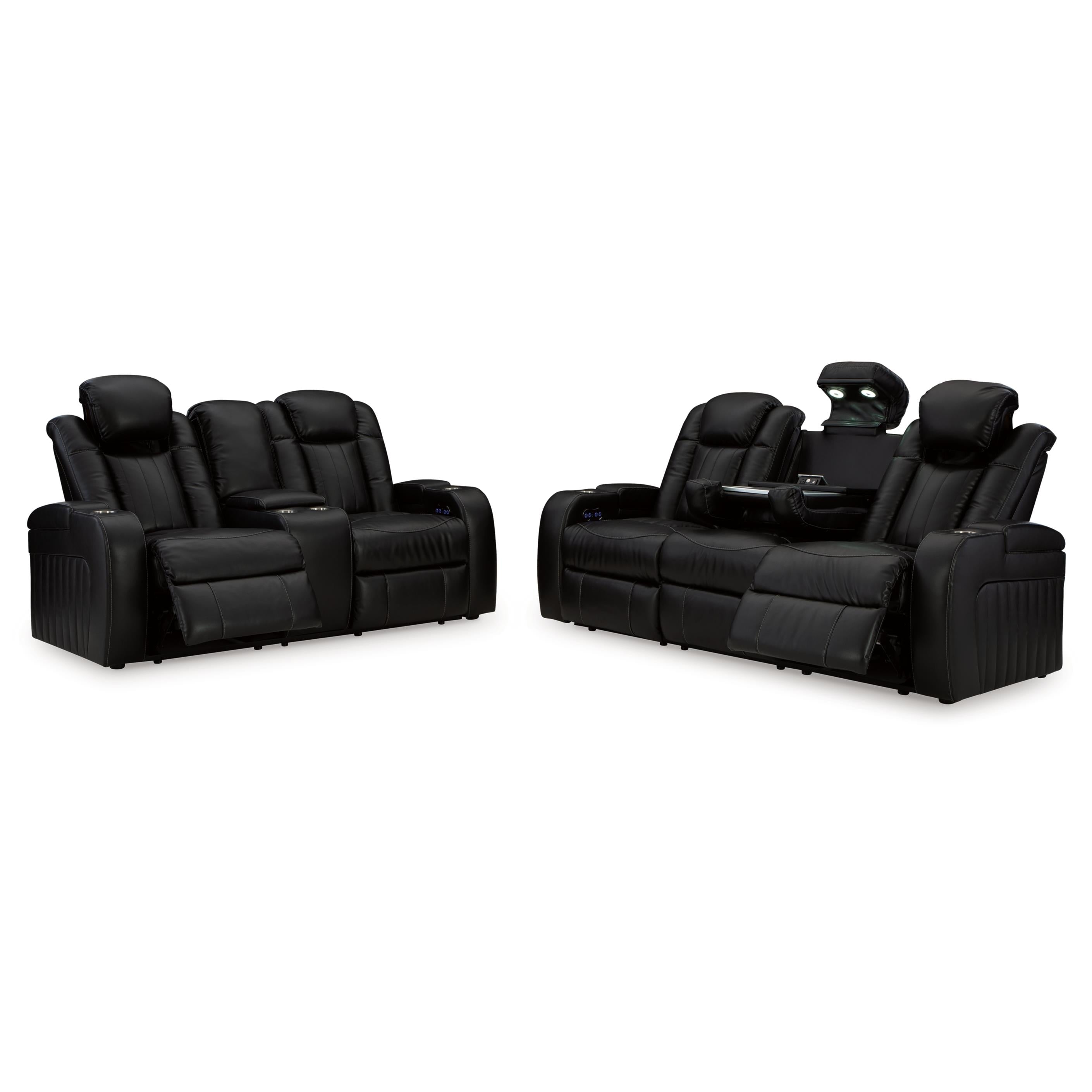 Signature Design by Ashley Caveman 90703U1 2 pc Power Reclining Living Room Set - Image 3