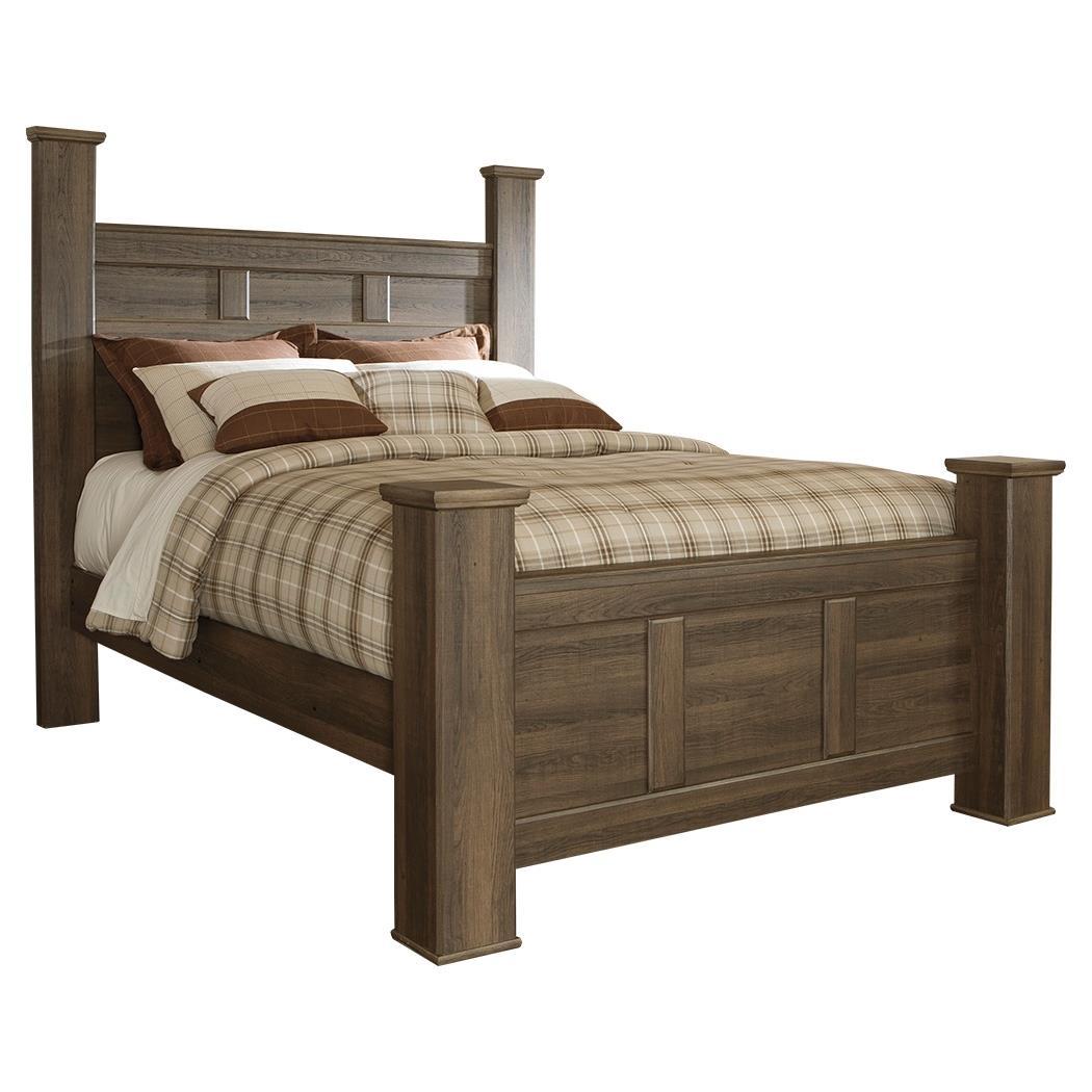 Signature Design by Ashley Juararo B251B26 8 pc Queen Poster Bedroom Set - Image 2