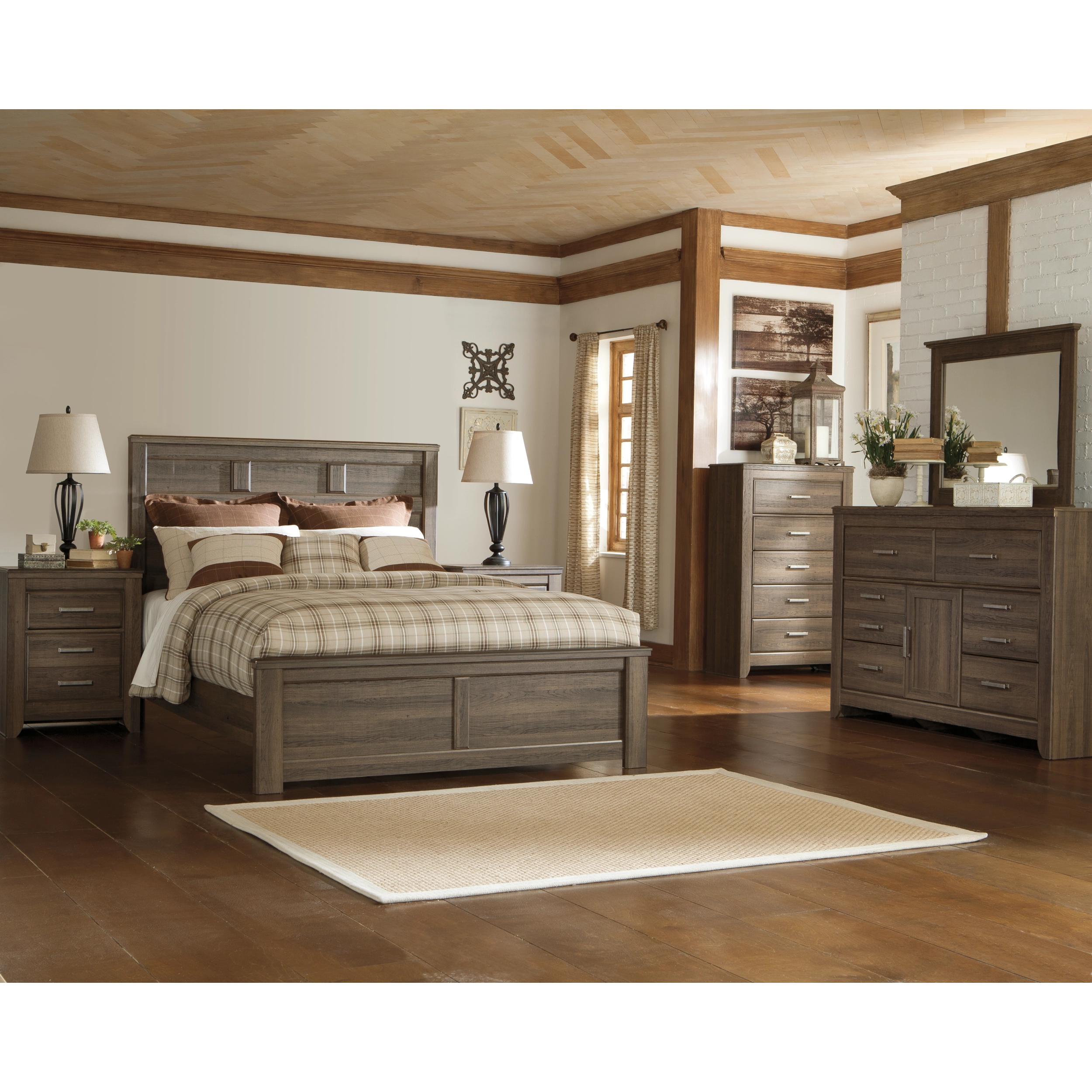 Signature Design by Ashley Juararo B251B40 7 pc California King Panel Bedroom Set - Image 1
