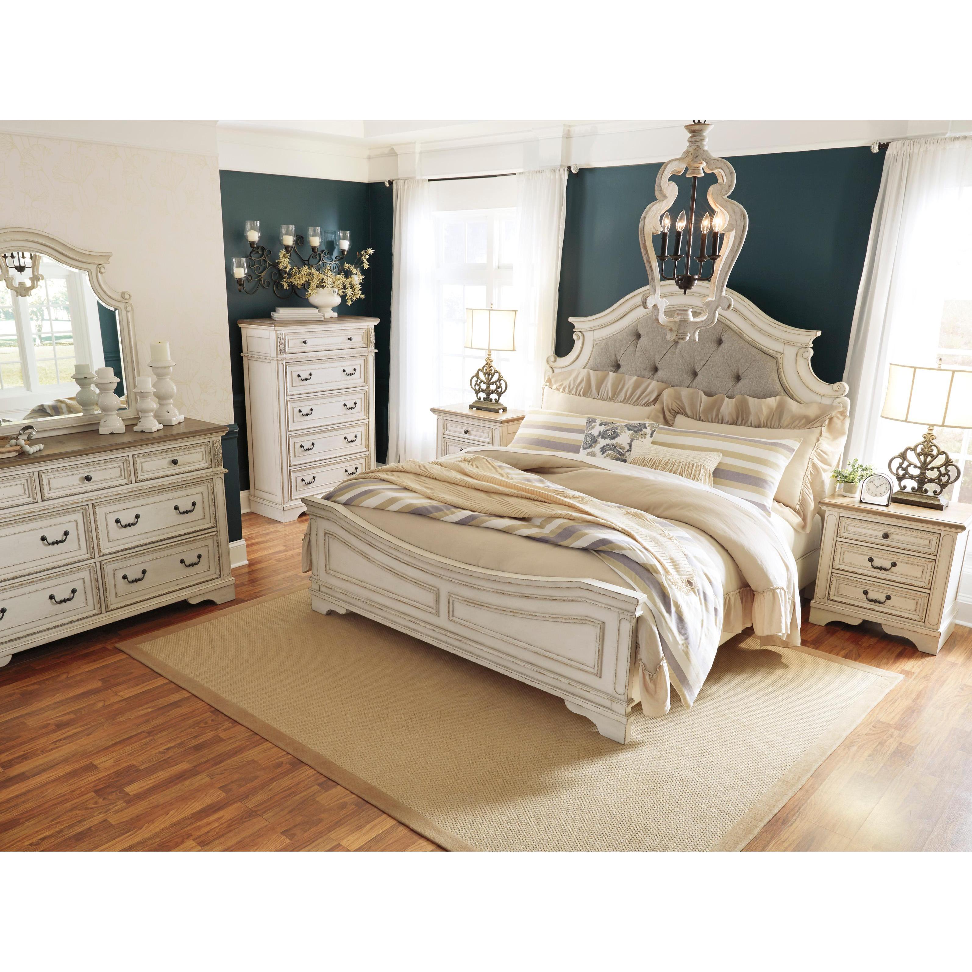 Signature Design by Ashley Realyn B743B28 6 pc Queen Panel Bedroom Set - Image 2