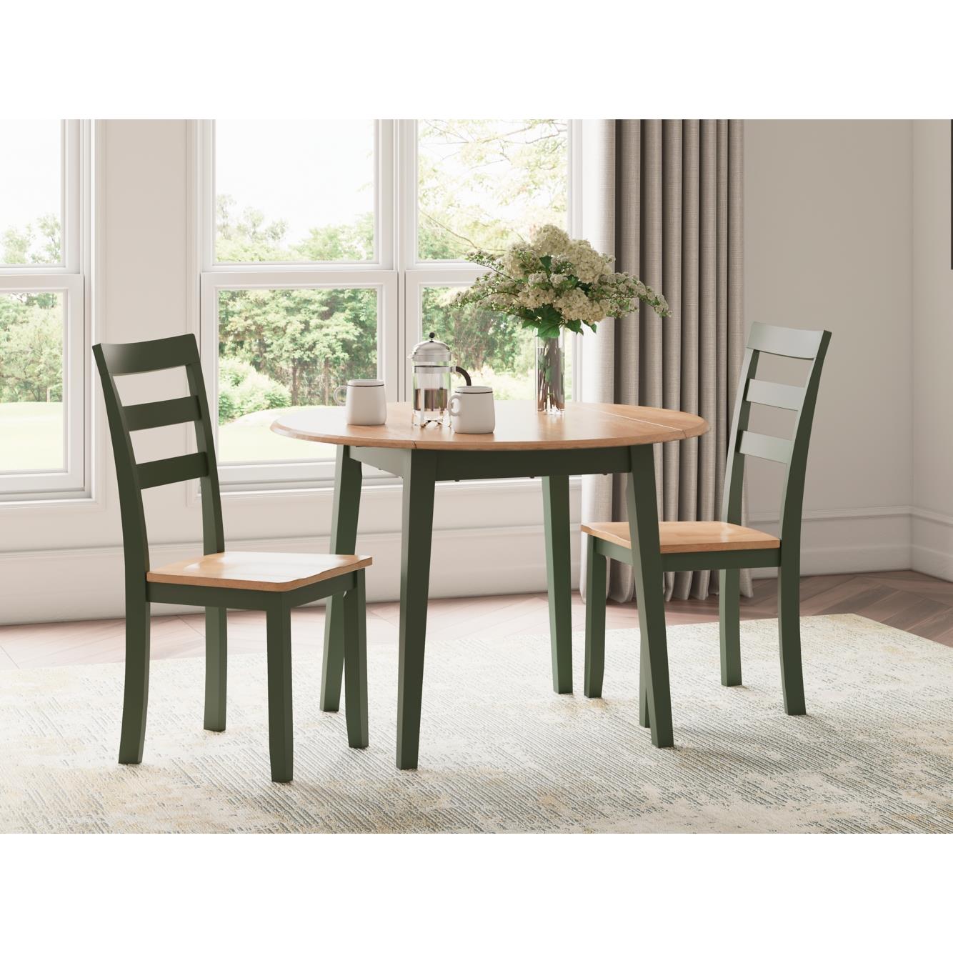 Signature Design by Ashley Gesthaven D401D4 3 pc Dining Set - Image 1