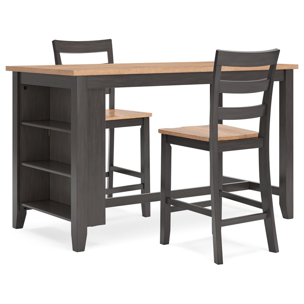 Signature Design by Ashley Gesthaven D396D3 5 pc Counter Height Dining Set - Image 1