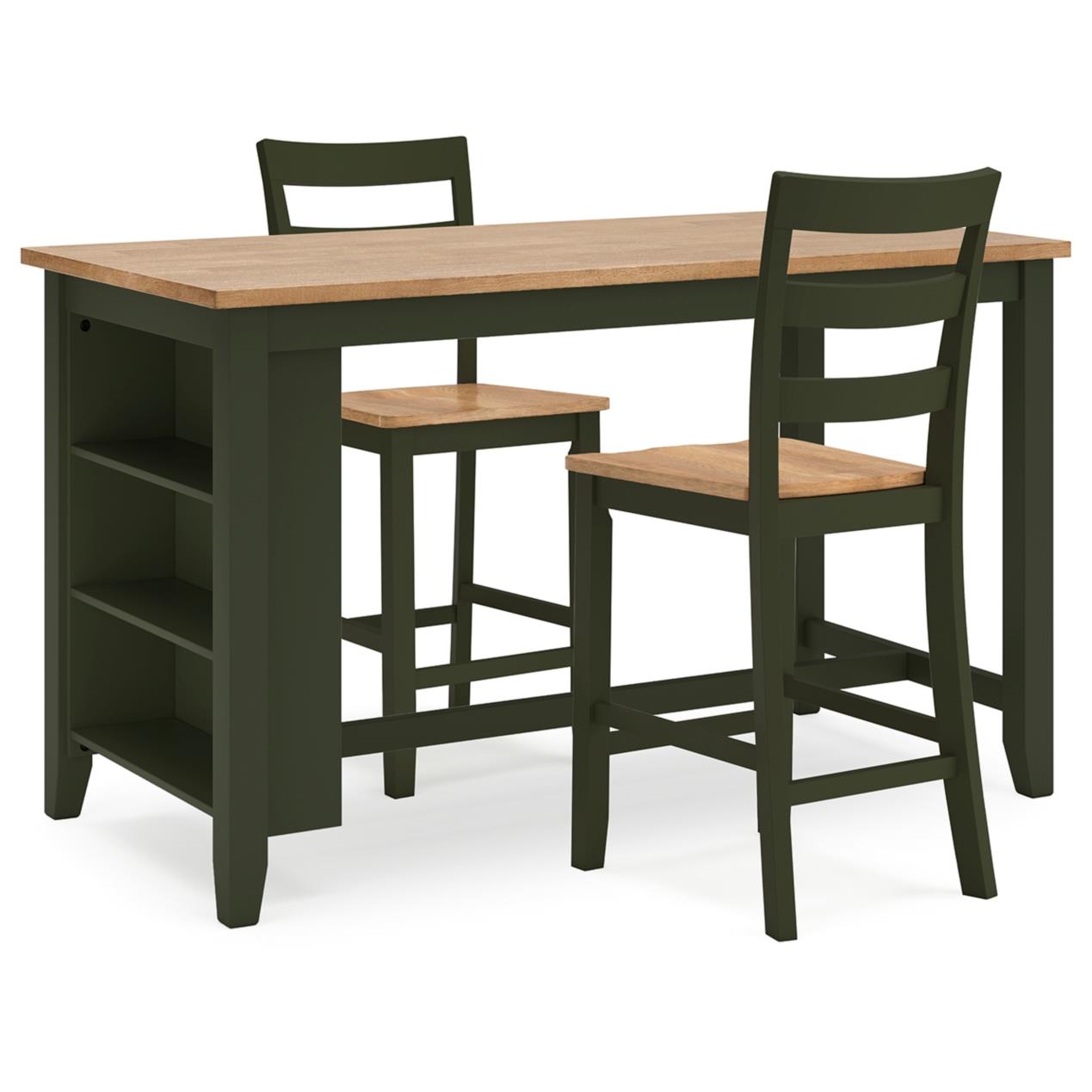 Signature Design by Ashley Gesthaven D401D3 3 pc Counter Height Dining Set - Image 1