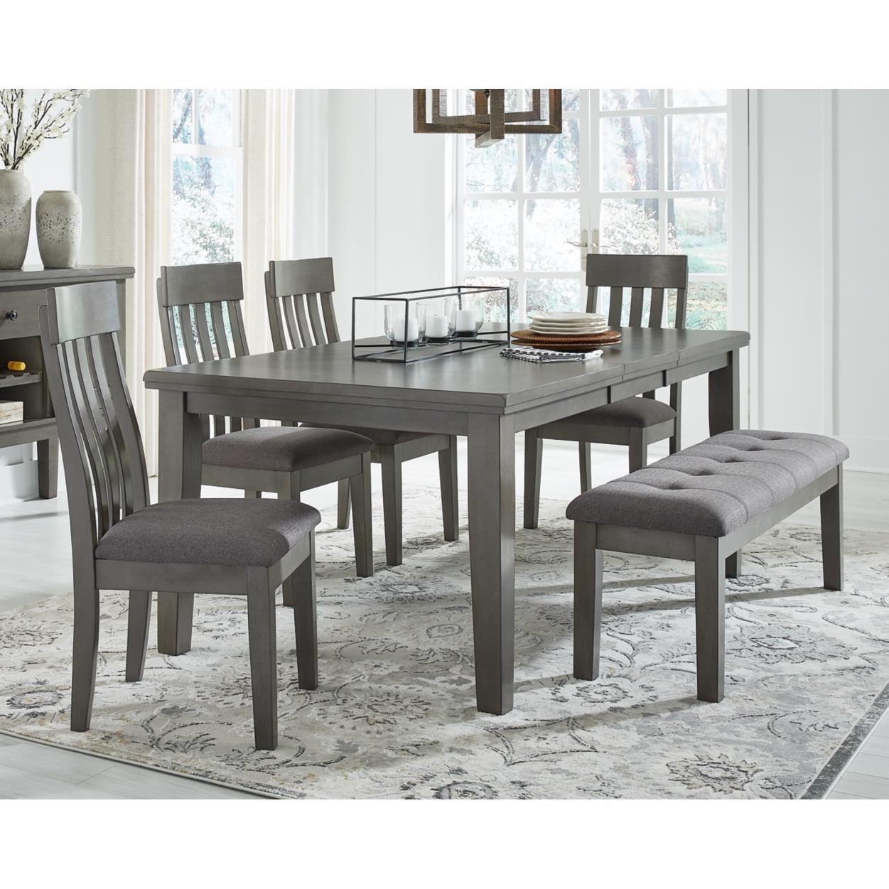 Signature Design by Ashley Hallanden D589D2 6 pc Dining Set - Image 1