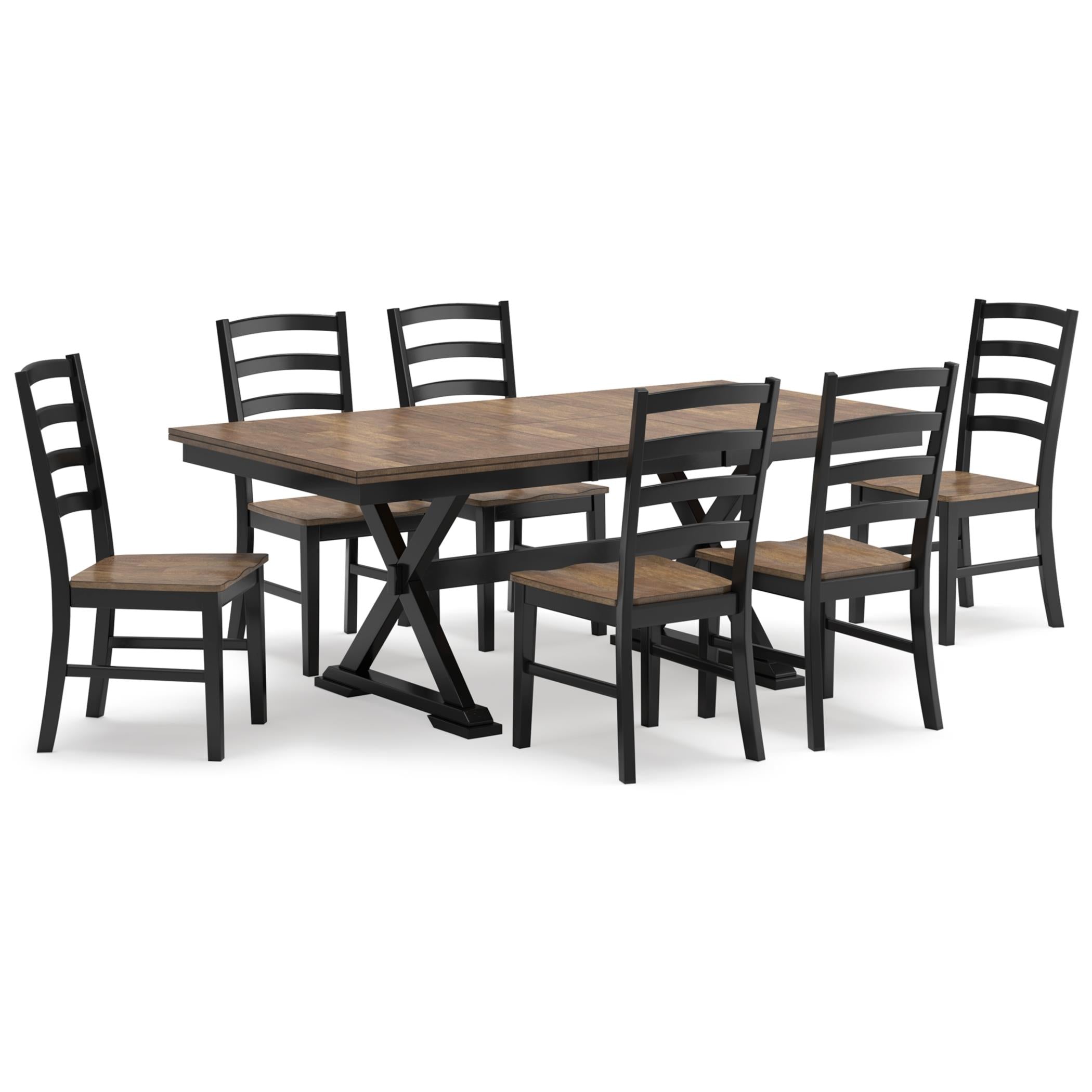 Signature Design by Ashley Wildenauer D634D4 7 pc Dining Set - Image 2