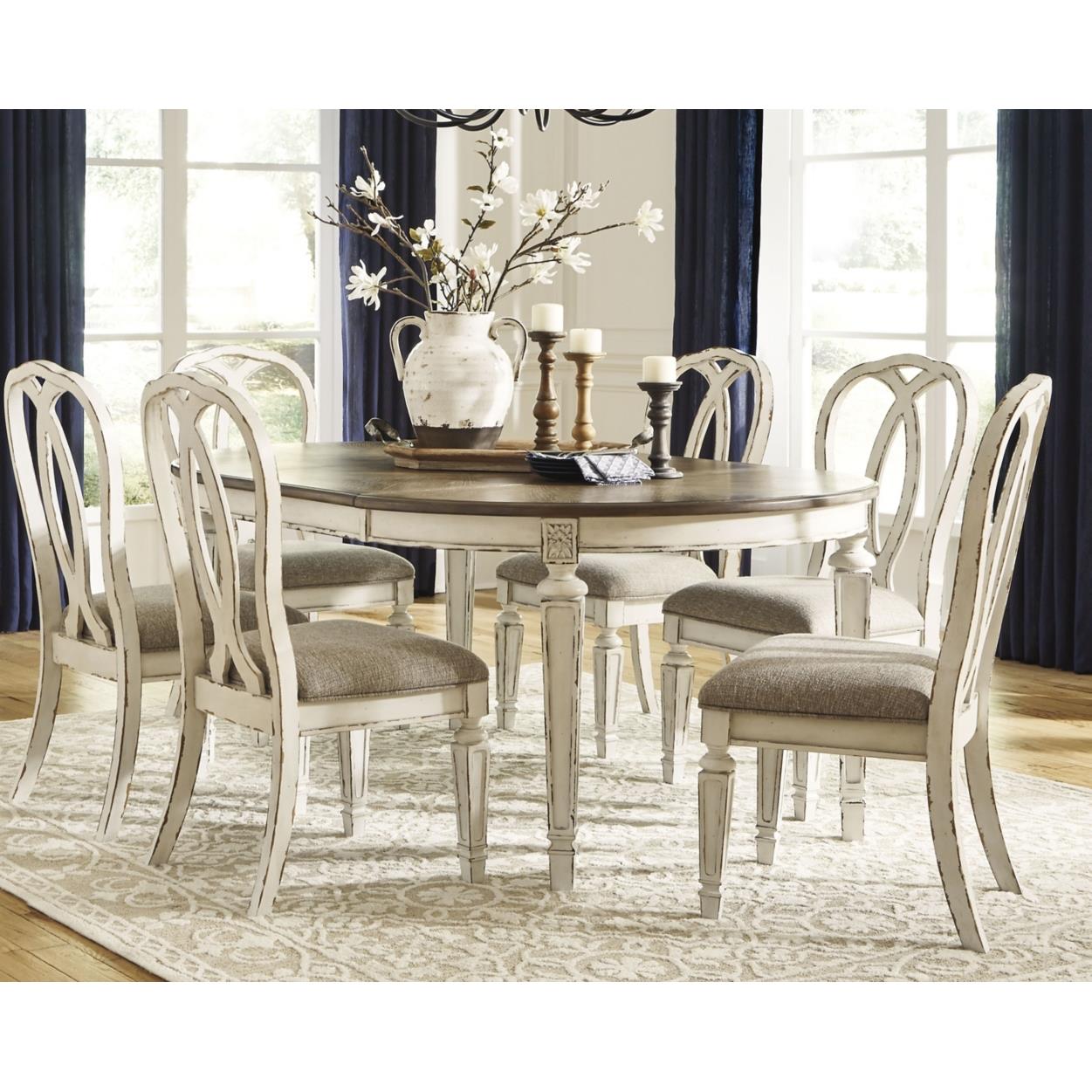 Signature Design by Ashley Realyn D743D13 7 pc Dining Set - Image 2