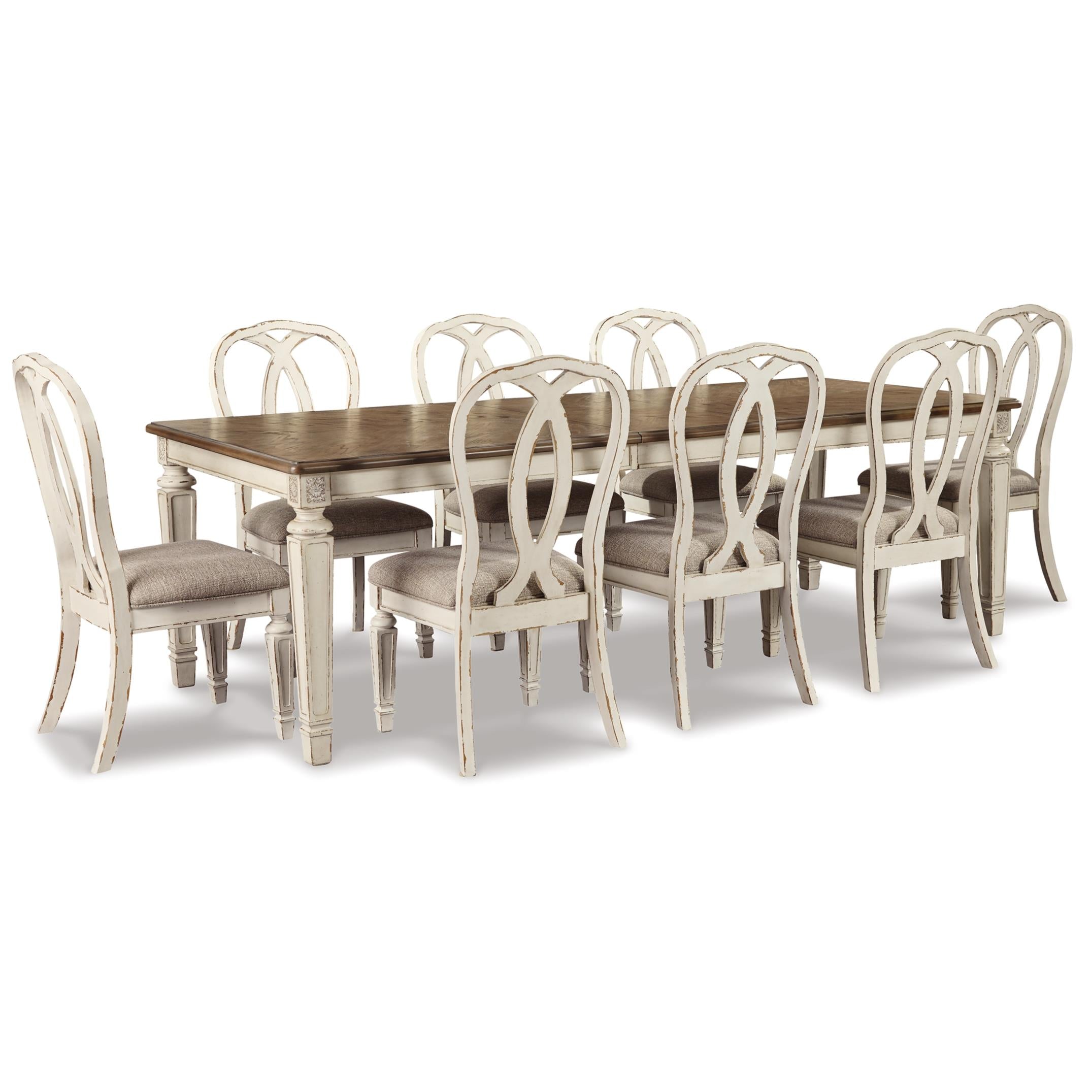 Signature Design by Ashley Realyn D743D19 9 pc Dining Set - Image 1