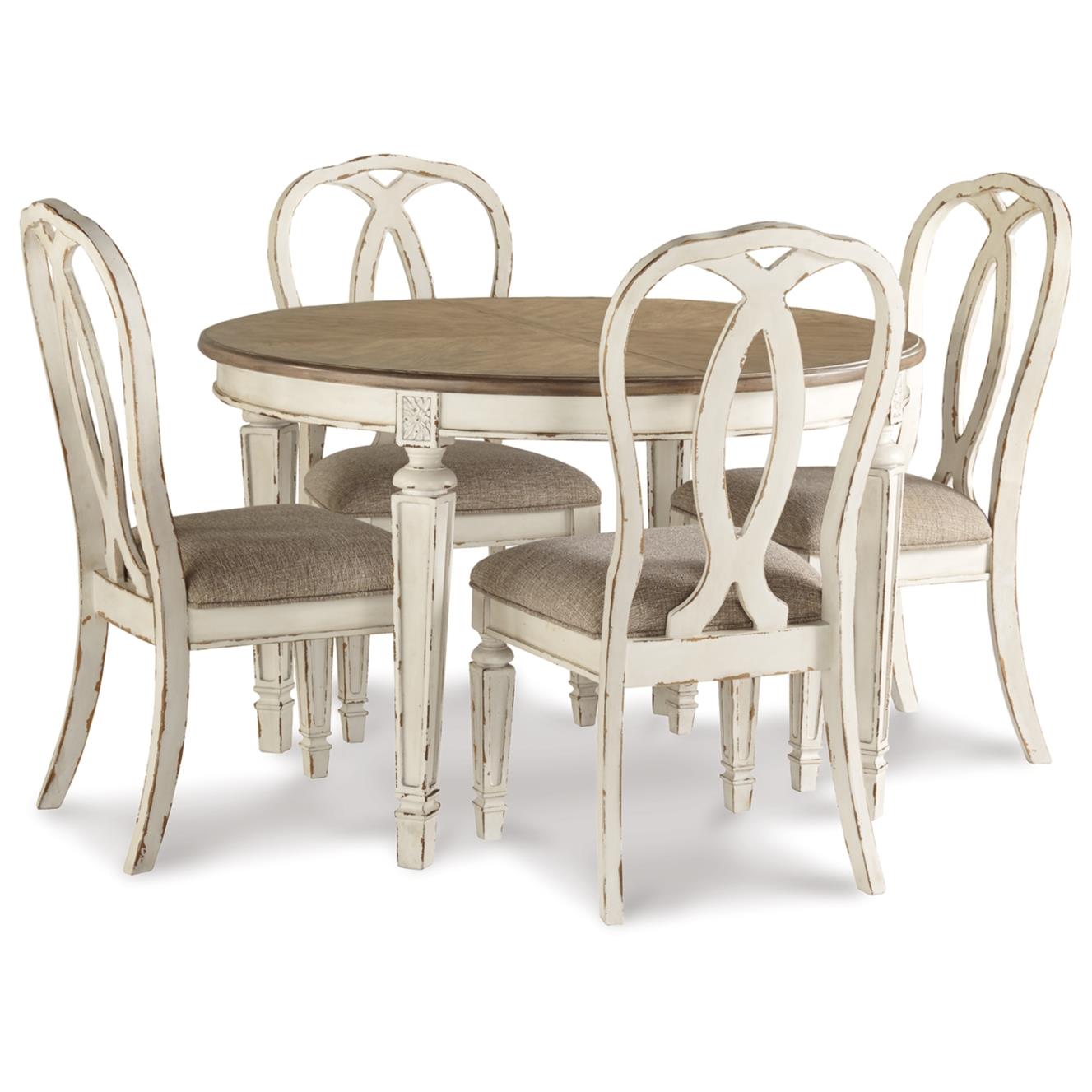 Signature Design by Ashley Realyn D743D2 5 pc Dining Set
