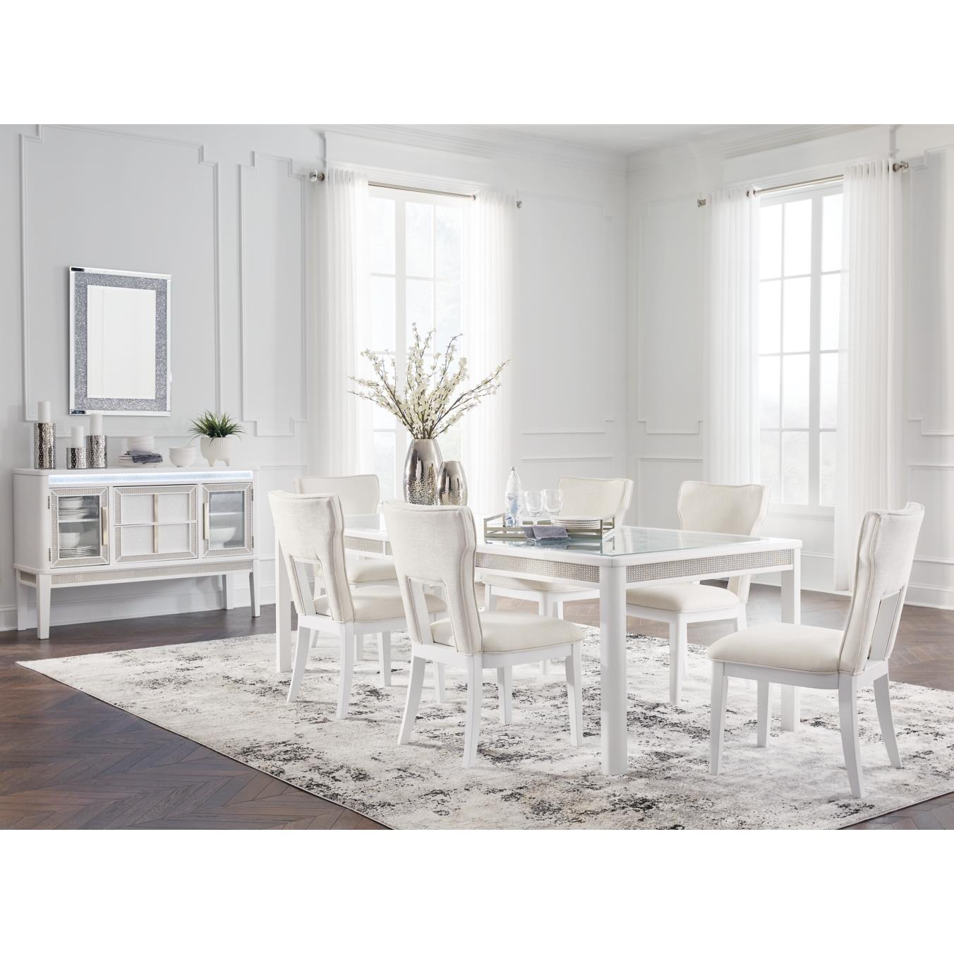 Signature Design by Ashley Chalanna D822D2 7 pc Dining Set - Image 1