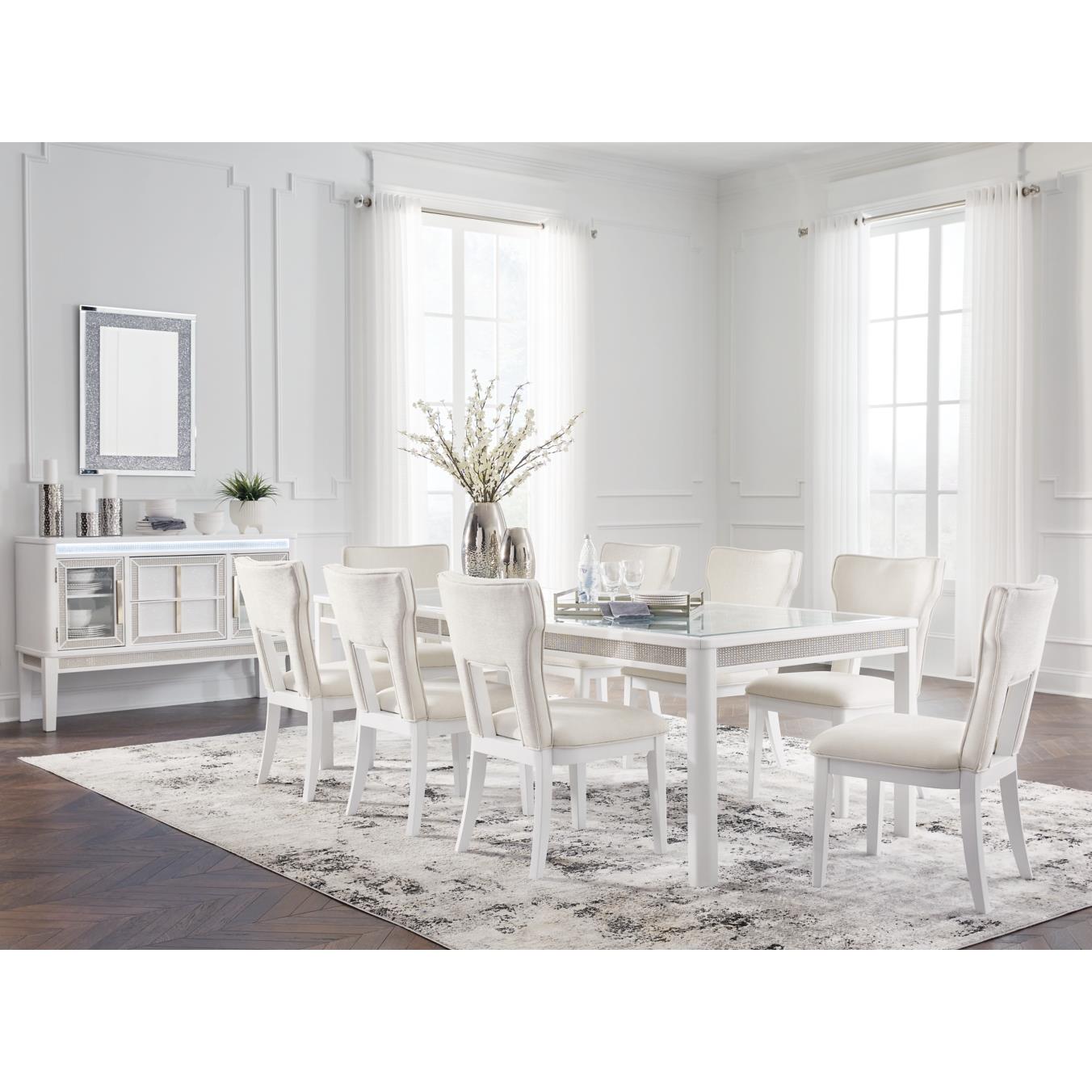Signature Design by Ashley Chalanna D822D3 9 pc Dining Set - Image 1