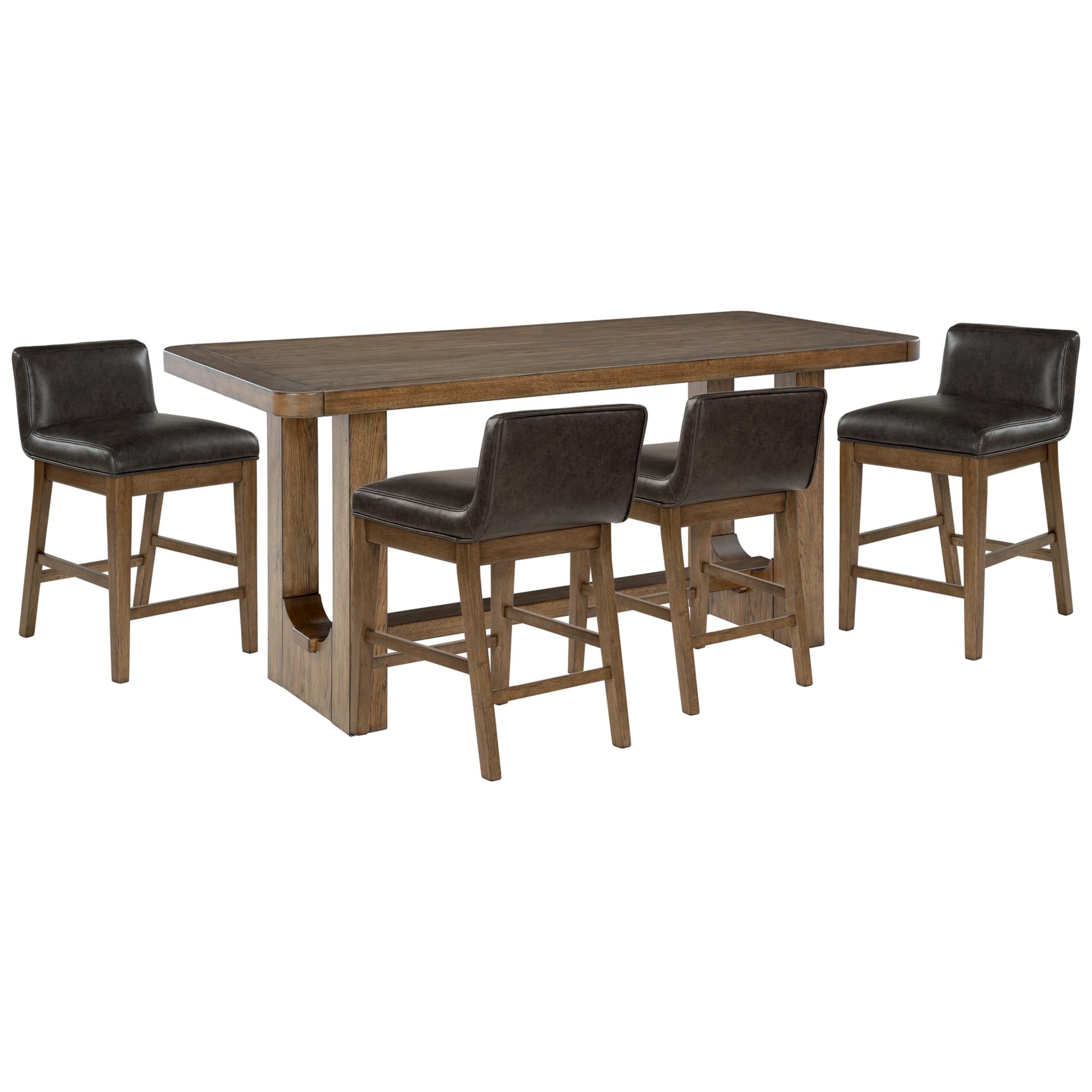 Signature Design by Ashley Cabalynn D974D3 5 pc Counter Height Dining Set - Image 1