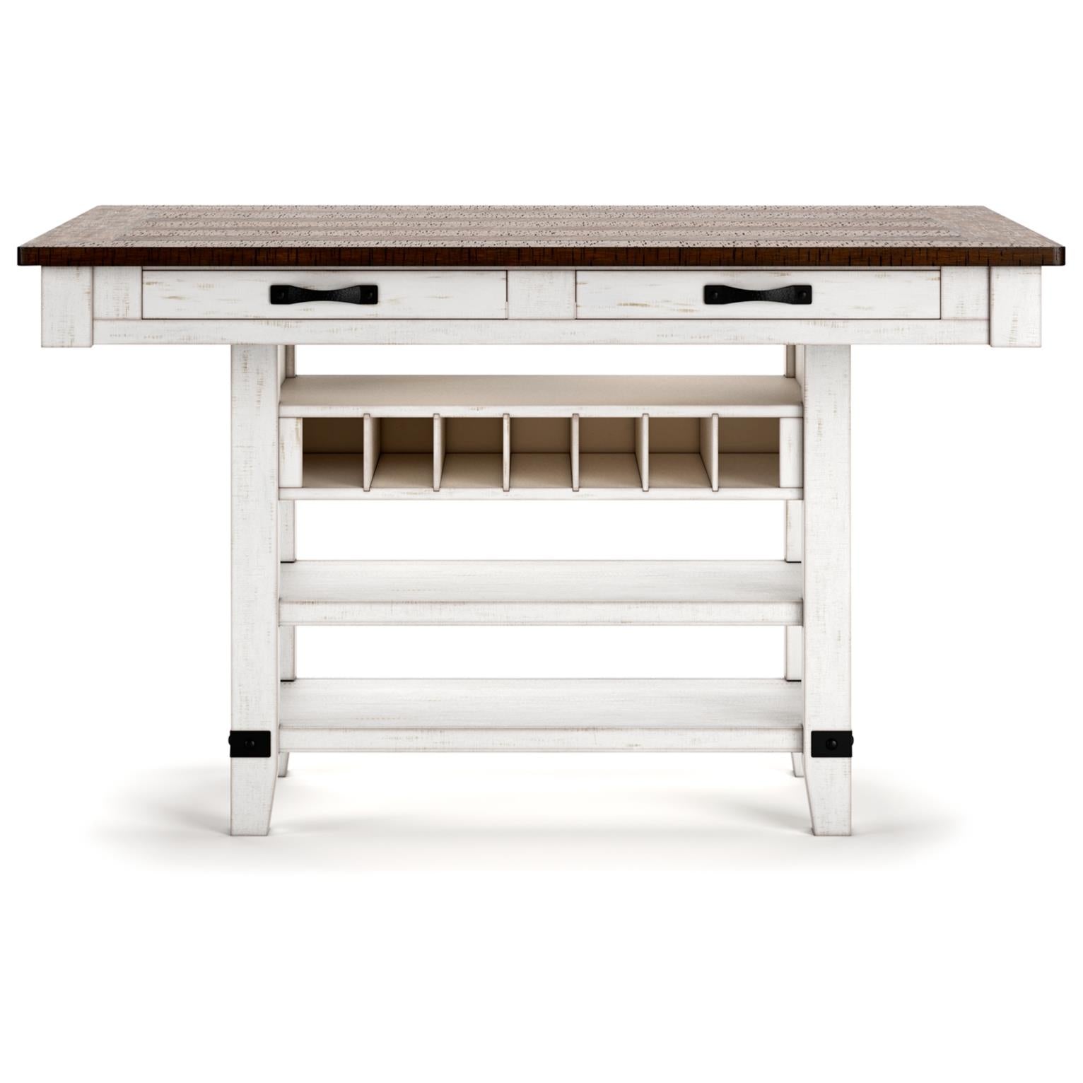 Signature Design by Ashley Valebeck D546D10 5 pc Counter Height Dining Set - Image 3