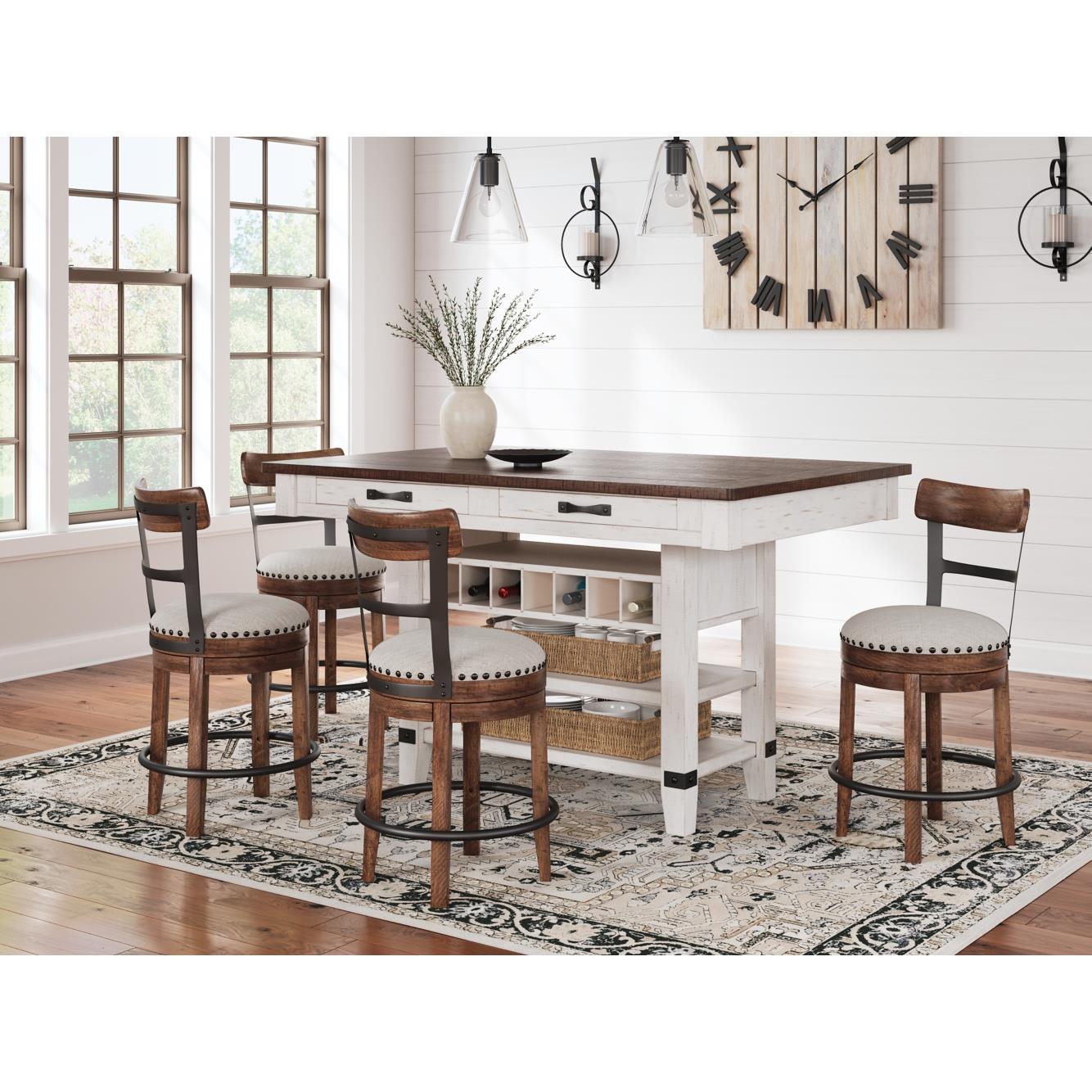 Signature Design by Ashley Valebeck D546D23 5 pc Counter Height Dining Set - Image 1