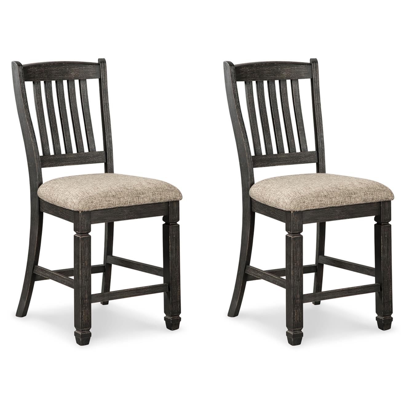 Signature Design by Ashley Tyler Creek D736D14 3 pc Counter Height Dining Set - Image 3