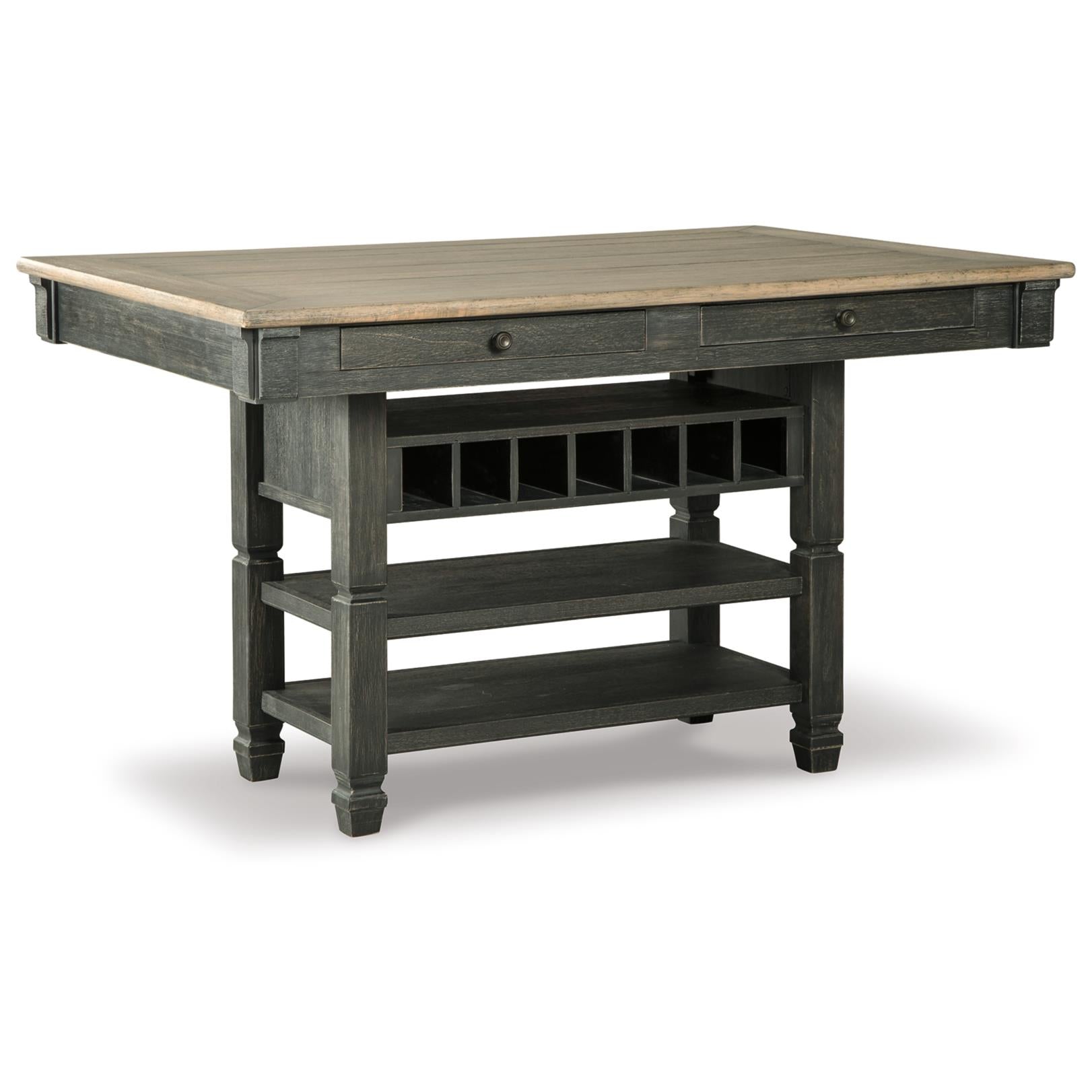 Signature Design by Ashley Tyler Creek D736D8 6 pc Counter Height Dining Set - Image 3