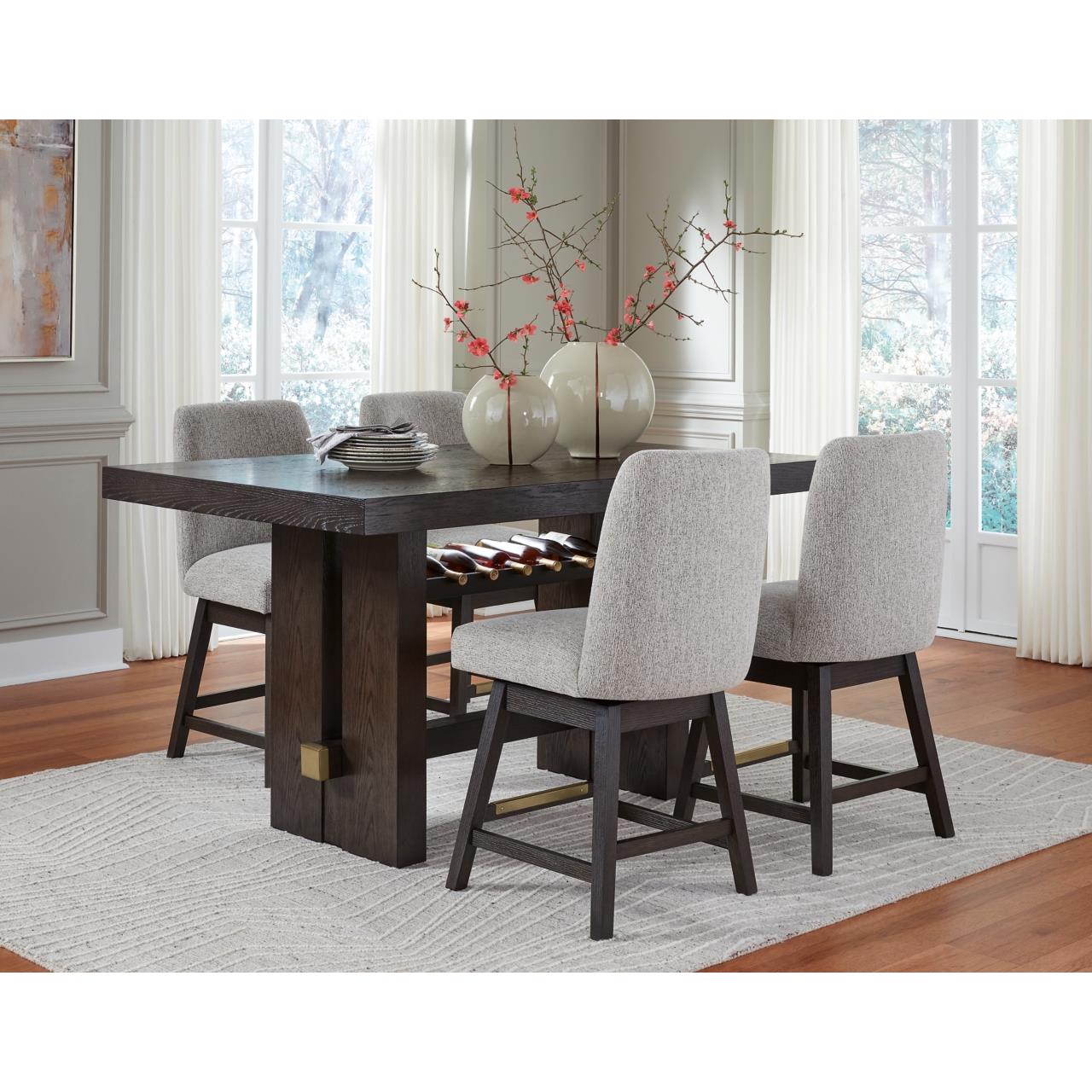 Signature Design by Ashley Burkhaus D984D5 5 pc Counter Height Dining Set - Image 1