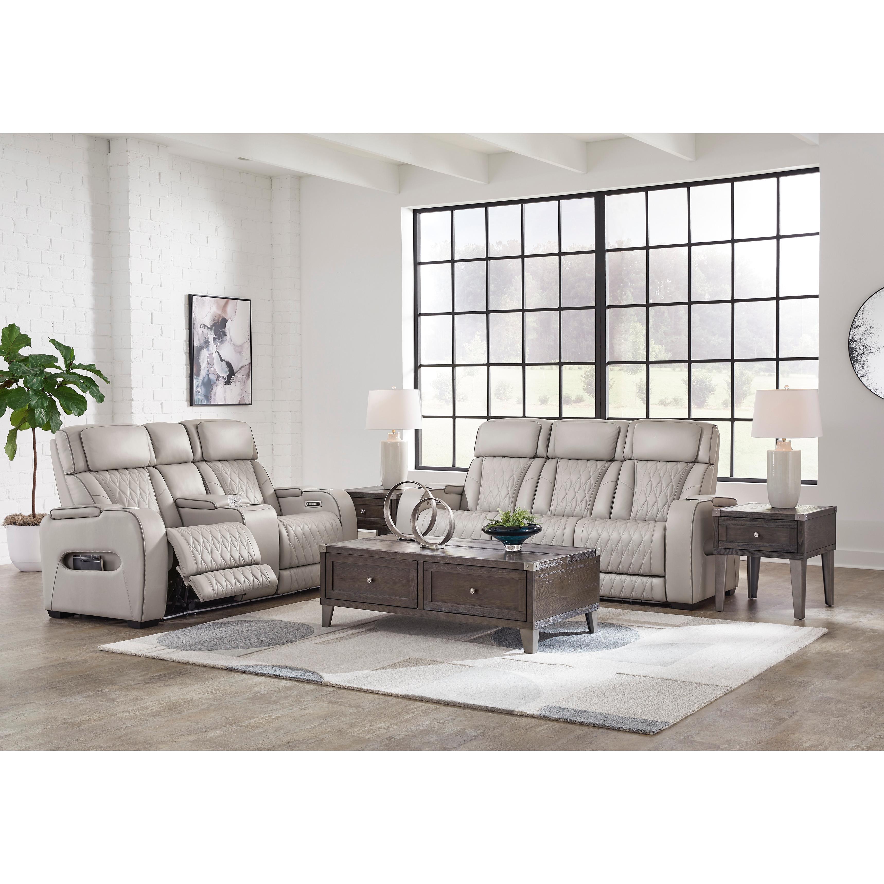 Signature Design by Ashley Boyington U27105U1 2 pc Power Reclining Living Room Set - Image 1