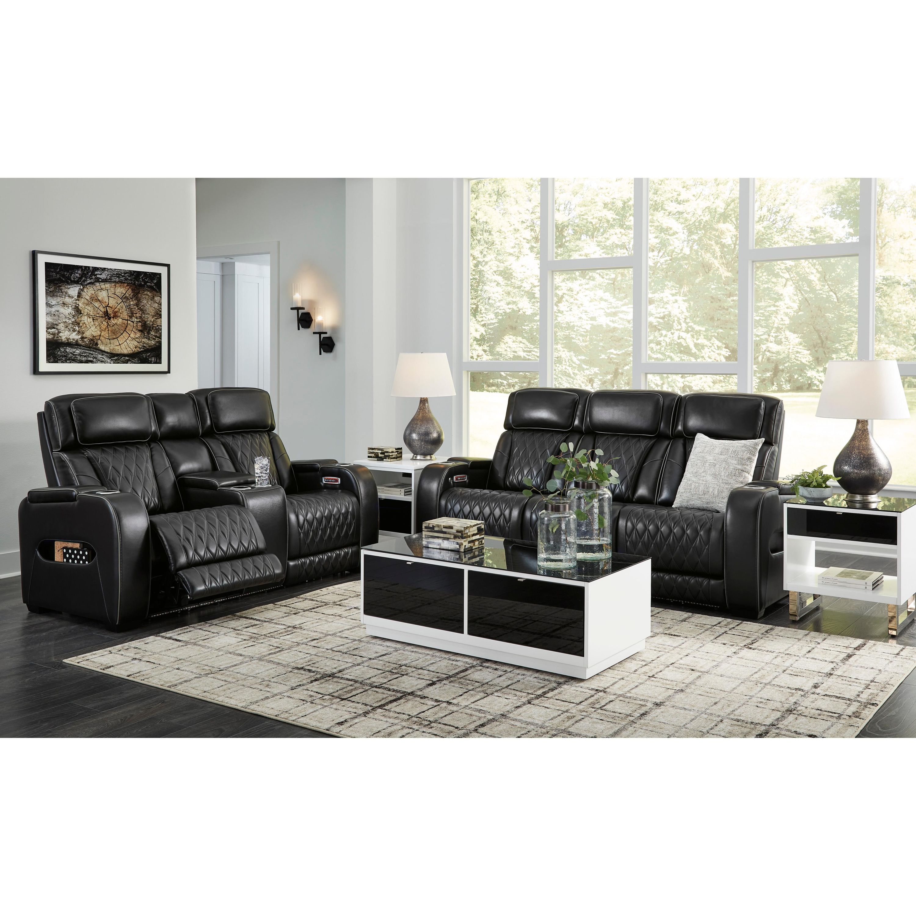 Signature Design by Ashley Boyington U27106U1 2 pc Power Reclining Living Room Set - Image 1