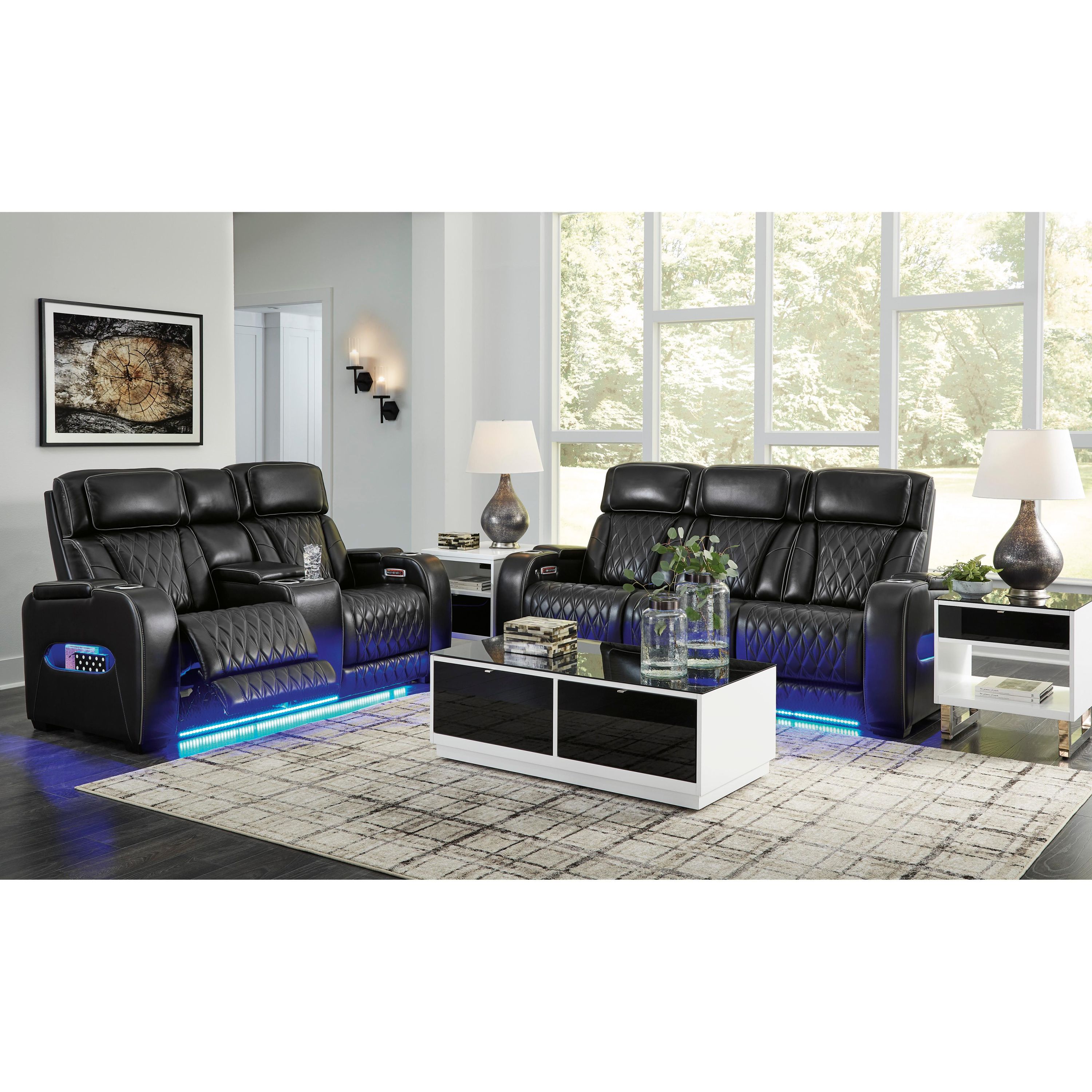 Signature Design by Ashley Boyington U27106U1 2 pc Power Reclining Living Room Set - Image 2