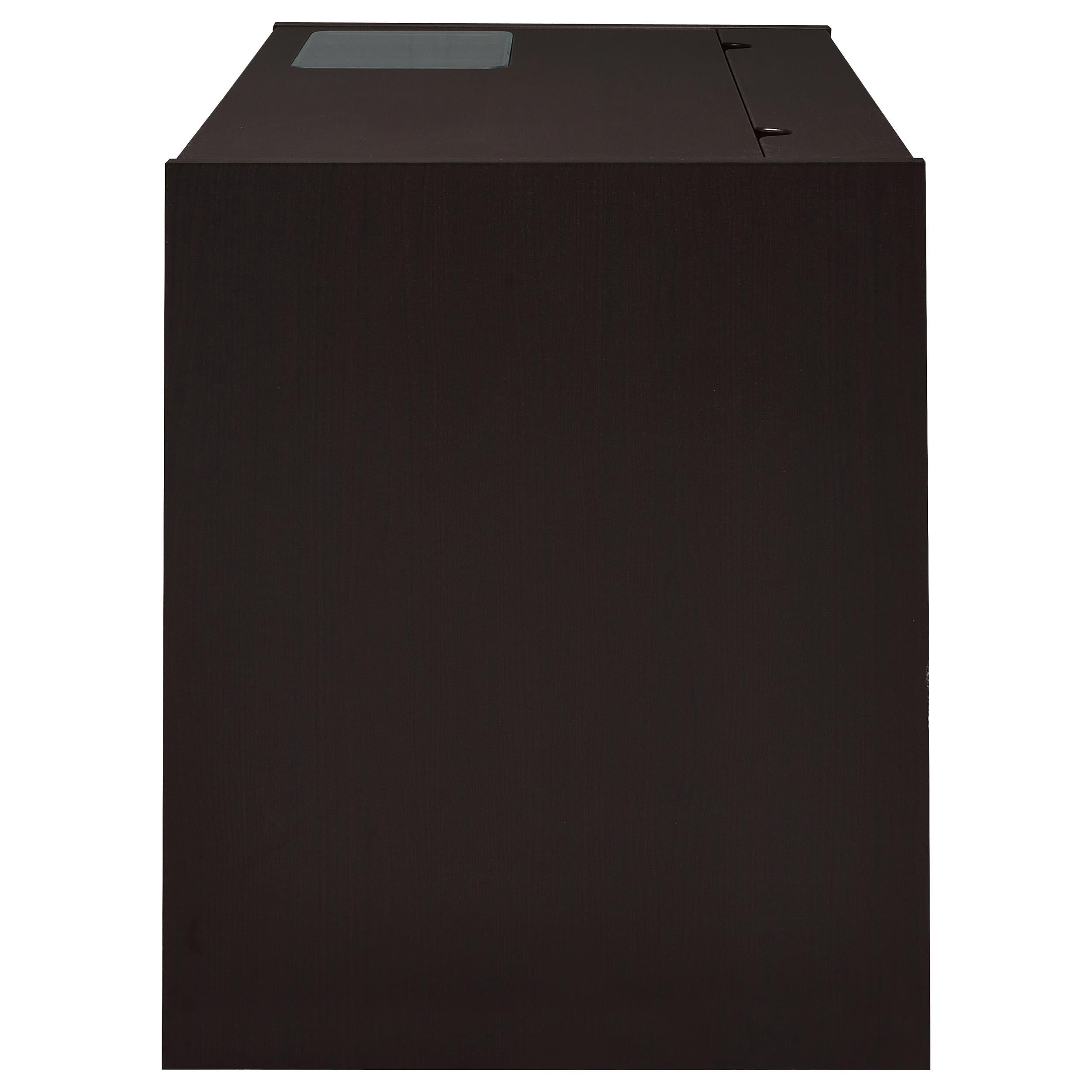 Coaster Furniture Halston 800702 47-inch 2-Drawer Office Desk with Cabinet - Cappuccino - Image 3