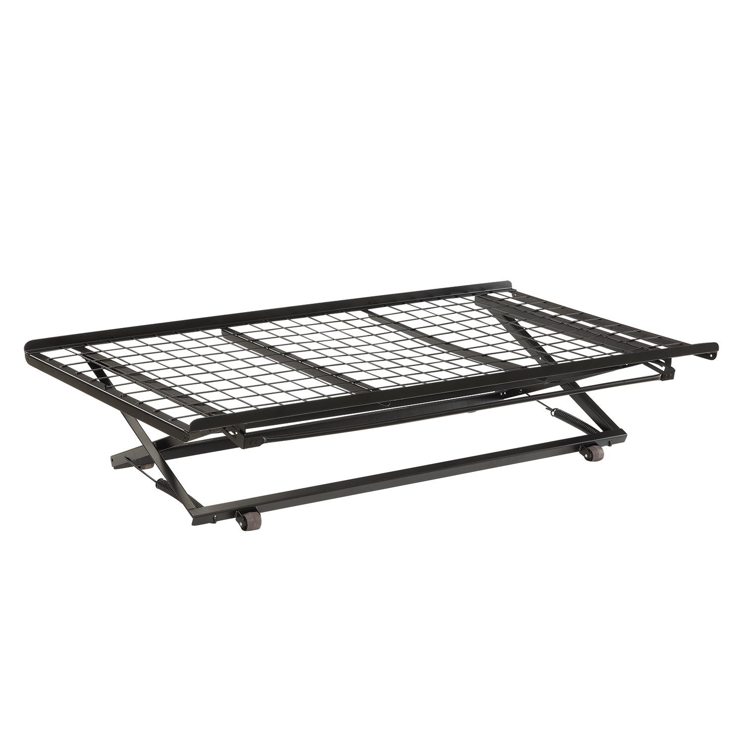 Coaster Furniture Eden 1137 Metal Twin Pop Up Trundle Bed - Black - Image 2