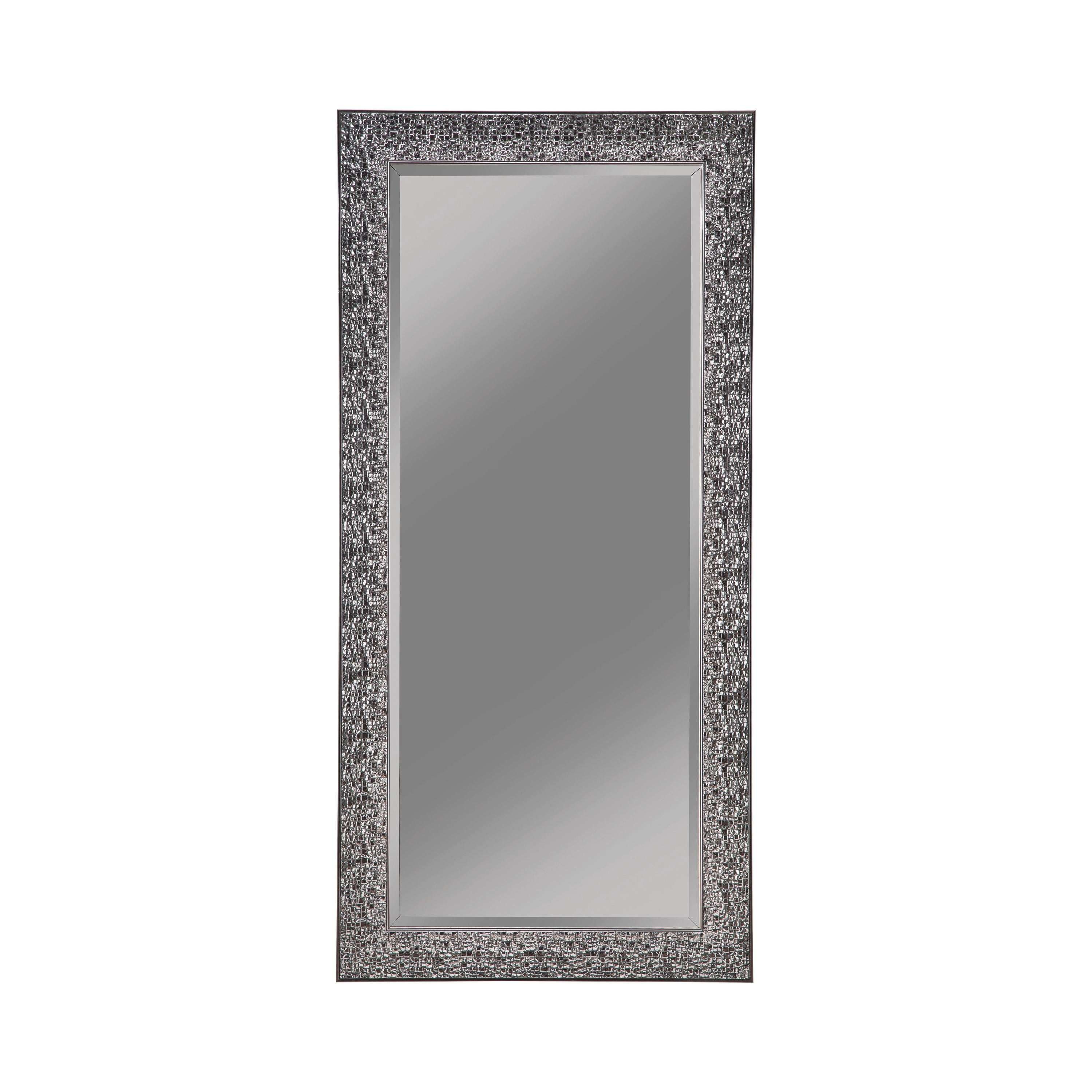 Coaster Furniture Rollins 901999 32 x 66 Inch Rectangular Floor Mirror - Black - Image 1