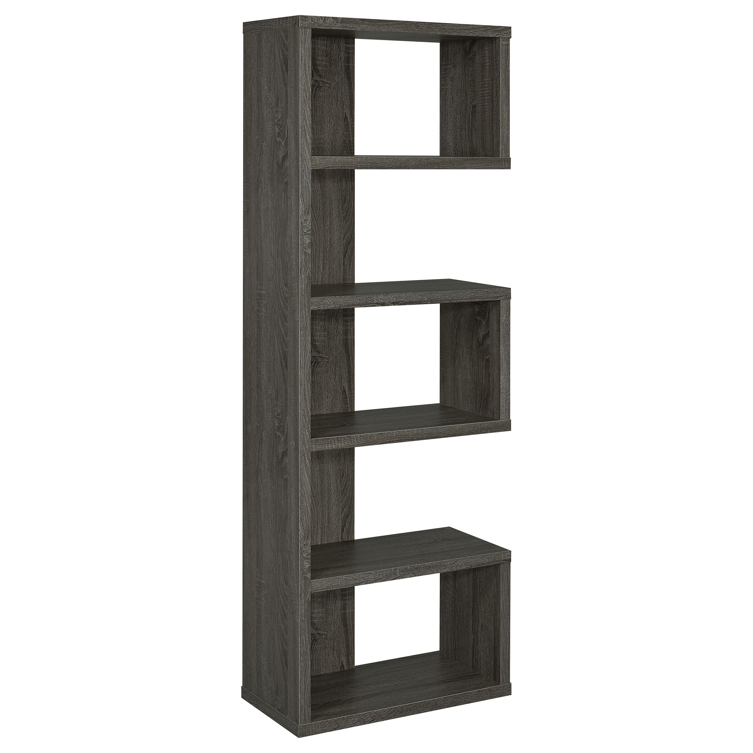 Coaster Furniture Joey 800552 71-inch 5-shelf Bookshelf – Weathered Grey