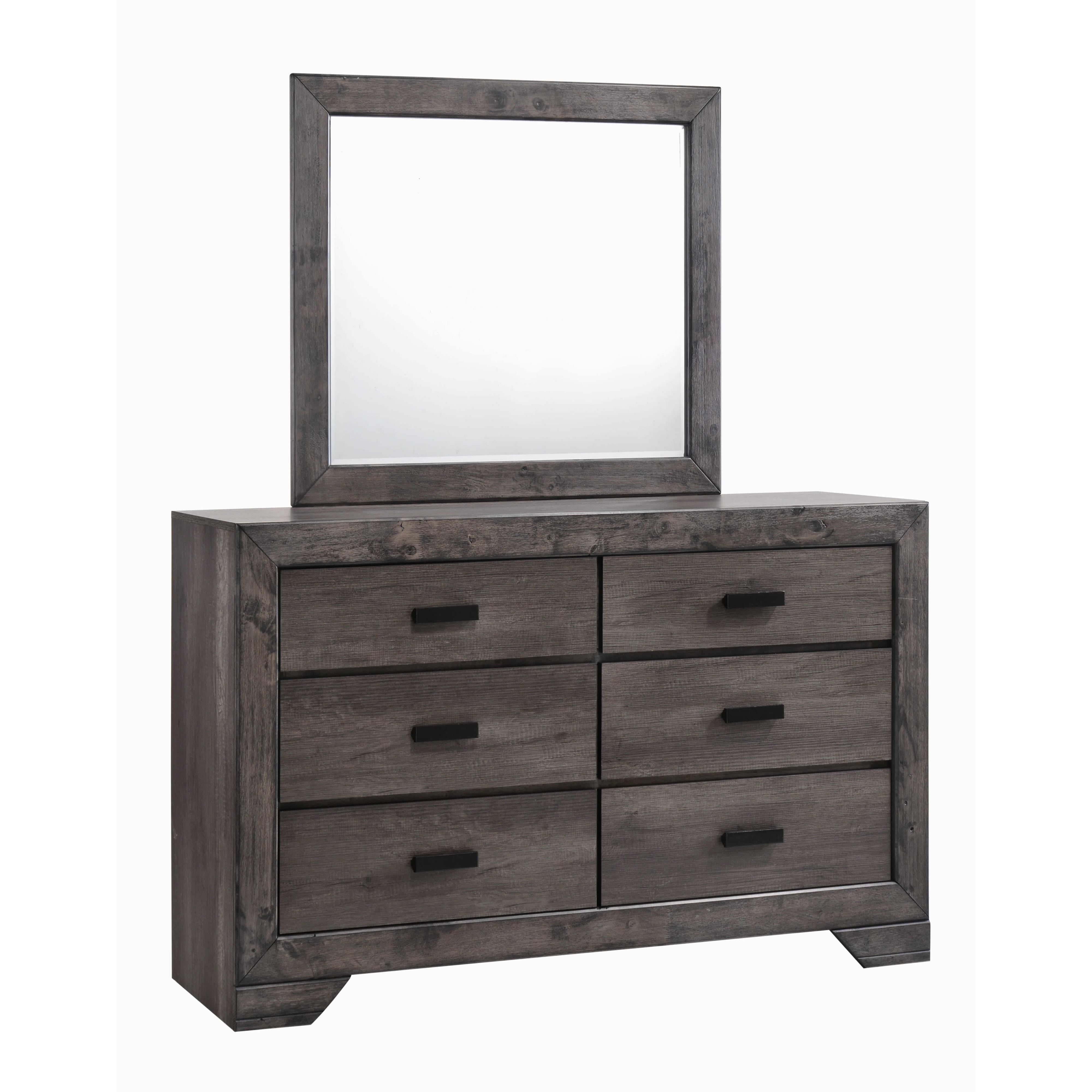 Elements International Nathan 6-Drawer Dresser NH100DR - Image 3