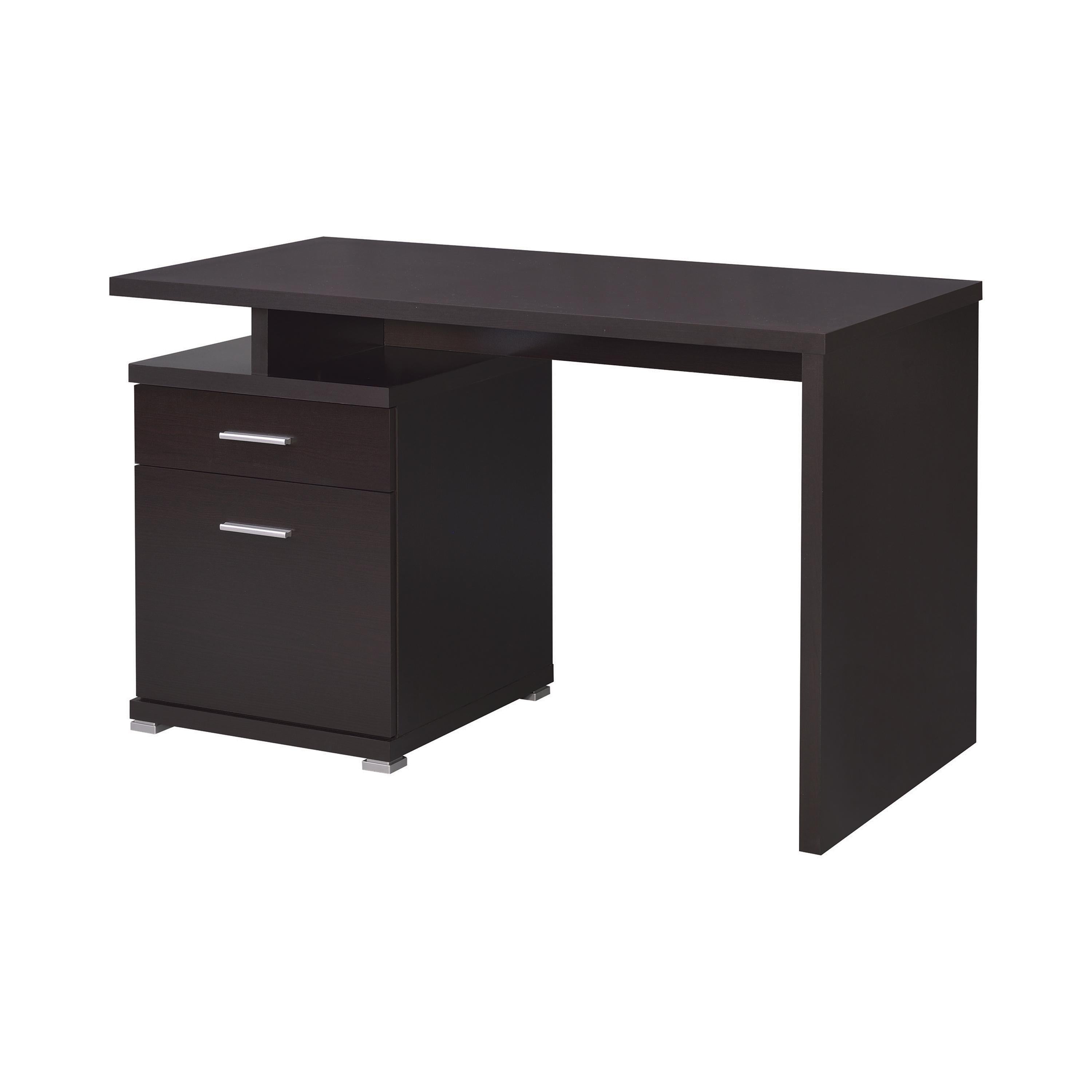 Coaster Furniture Irving 800109 47-inch 2-Drawer Office Computer Desk – Cappuccino