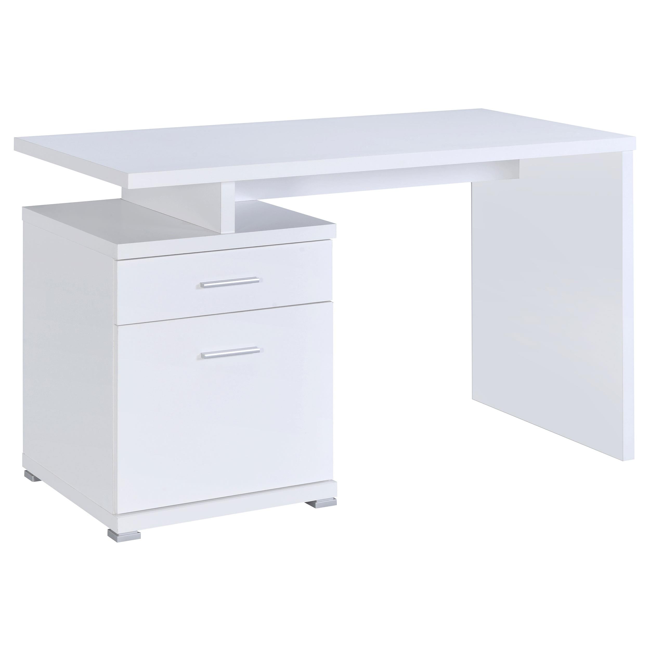 Coaster Furniture Irving 800110 47-inch 2-Drawer Office Computer Desk - White - Image 1